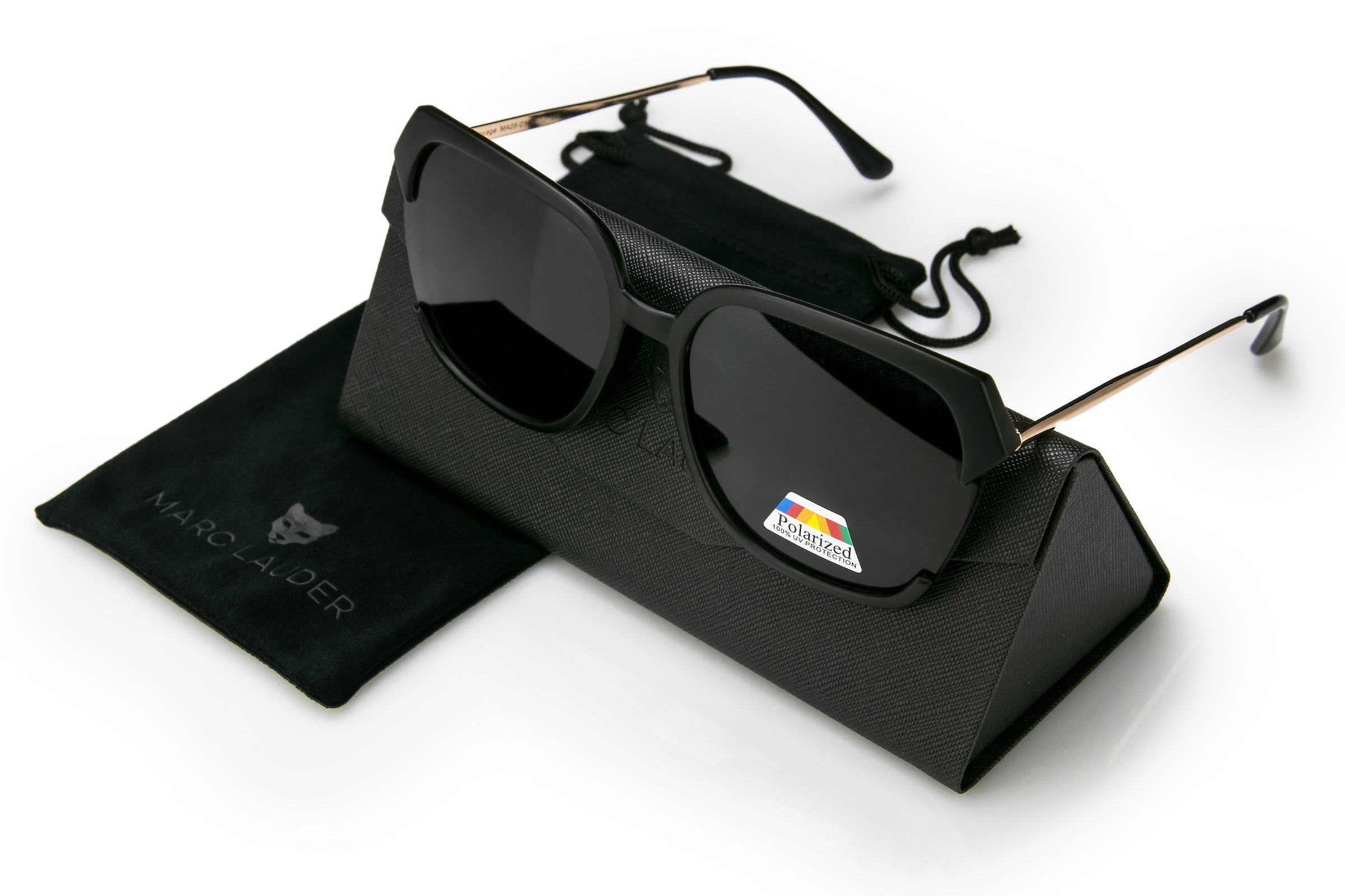MARC LAUDER Sonnenbrille »MA09-01« 3: dunkles Glas, starke Sonneneinstrahlung