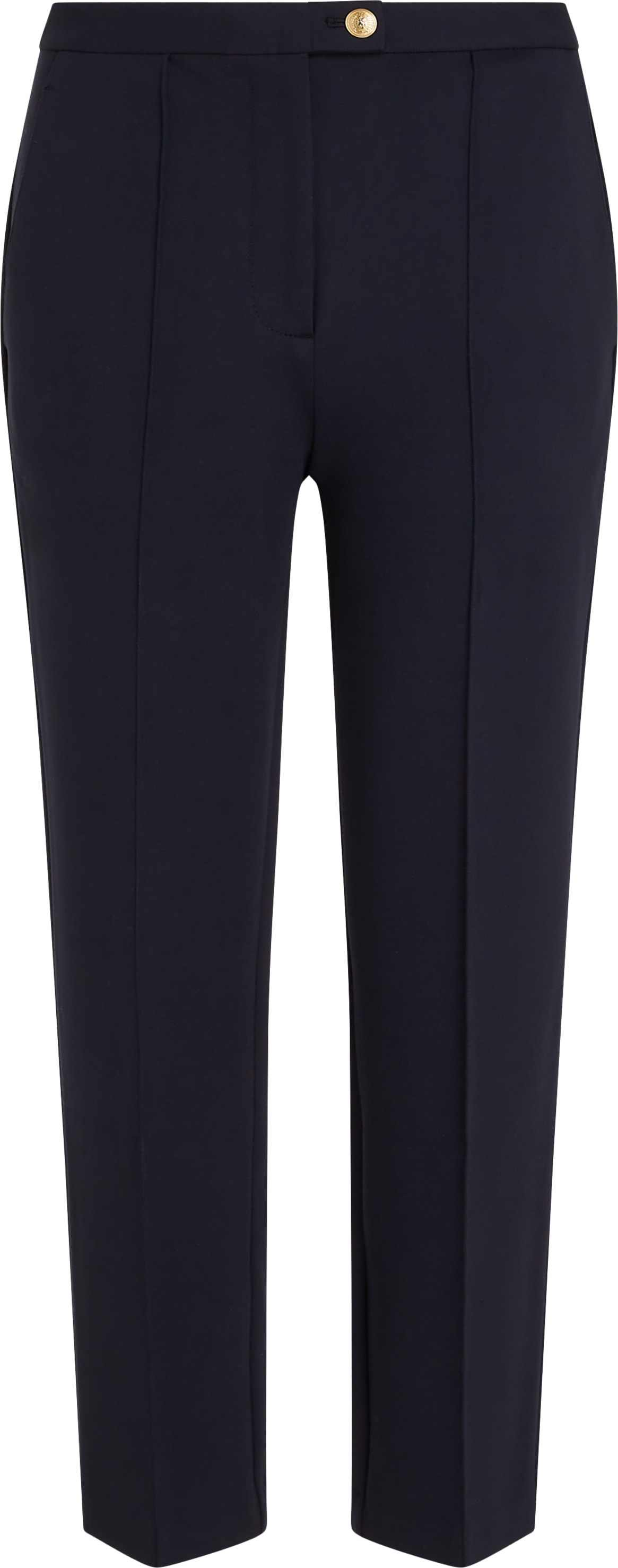 Tommy Hilfiger Webhose »PUNTO SLIM STRAIGHT PANT«, mit Tommy Hilfiger Flagge