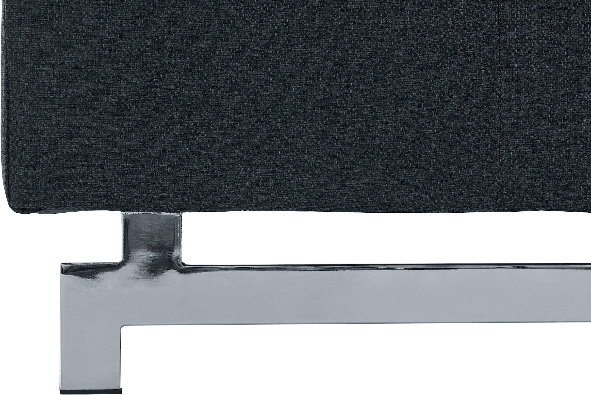 COTTA Polstergarnitur »Chef«, (Set), Set bestehend aus: 2-Sitzer mit Kopfteilverstellung & Hocker