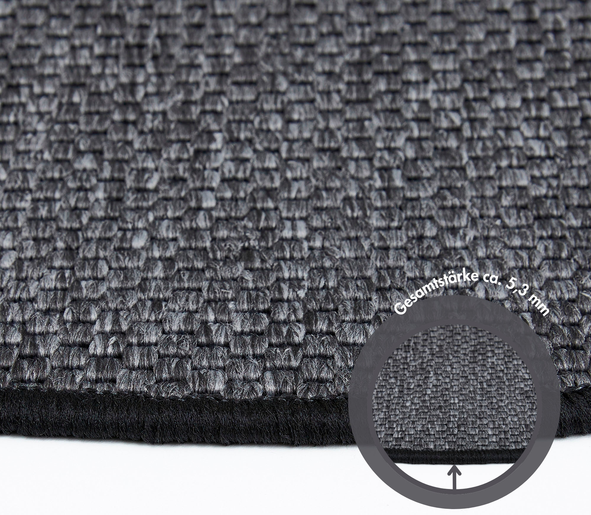 Andiamo Stufenmatte »Skagen, Made in Netherlands«, halbrund, 5 mm Höhe, meliert, selbstklebend, strapazierfähig, 15 Stück in einem Set