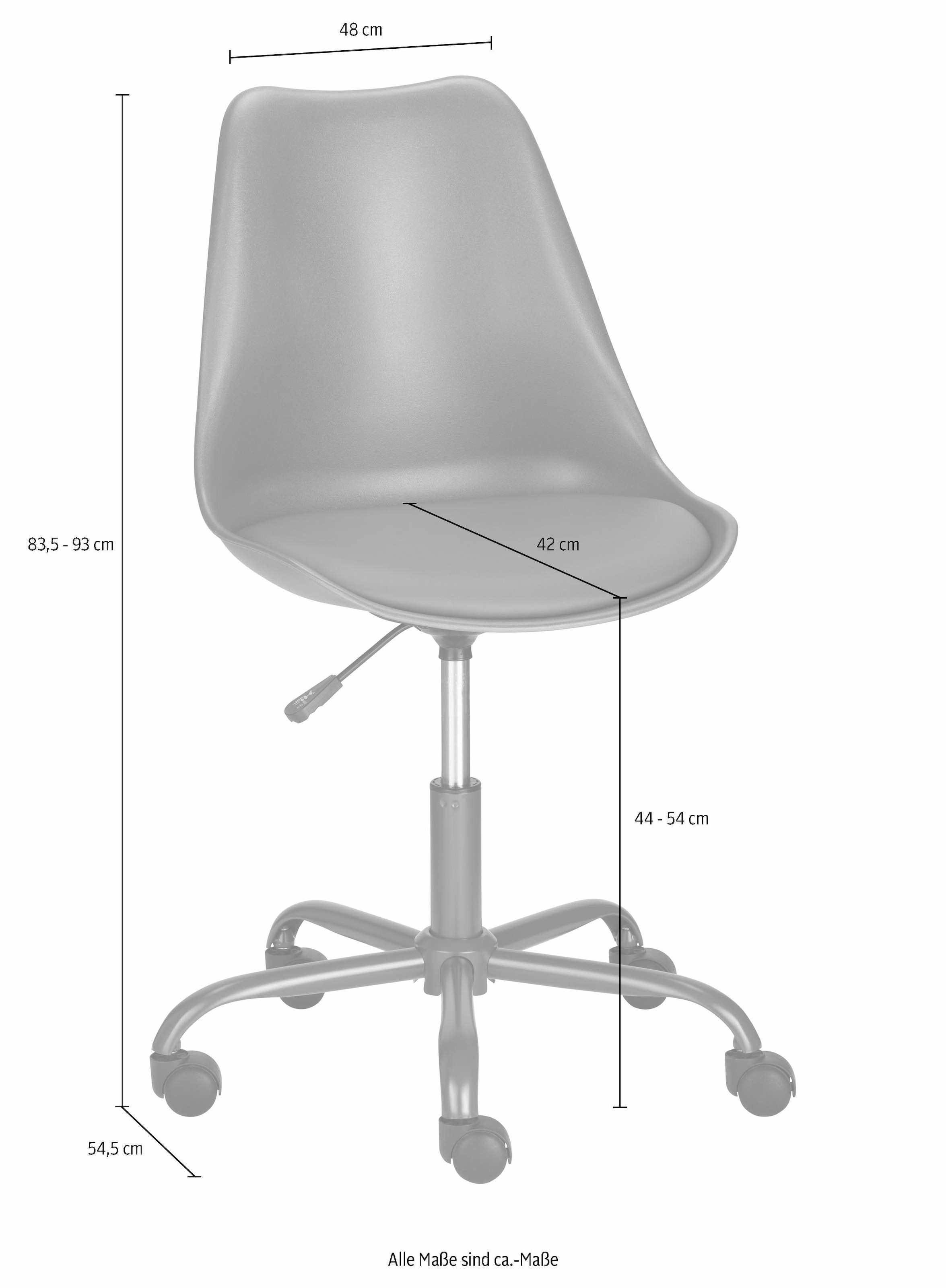 INOSIGN Bürostuhl »Donny«, Polyester, gepolsterter Schreibtischstuhl im  modernen Design auf Rechnung bestellen