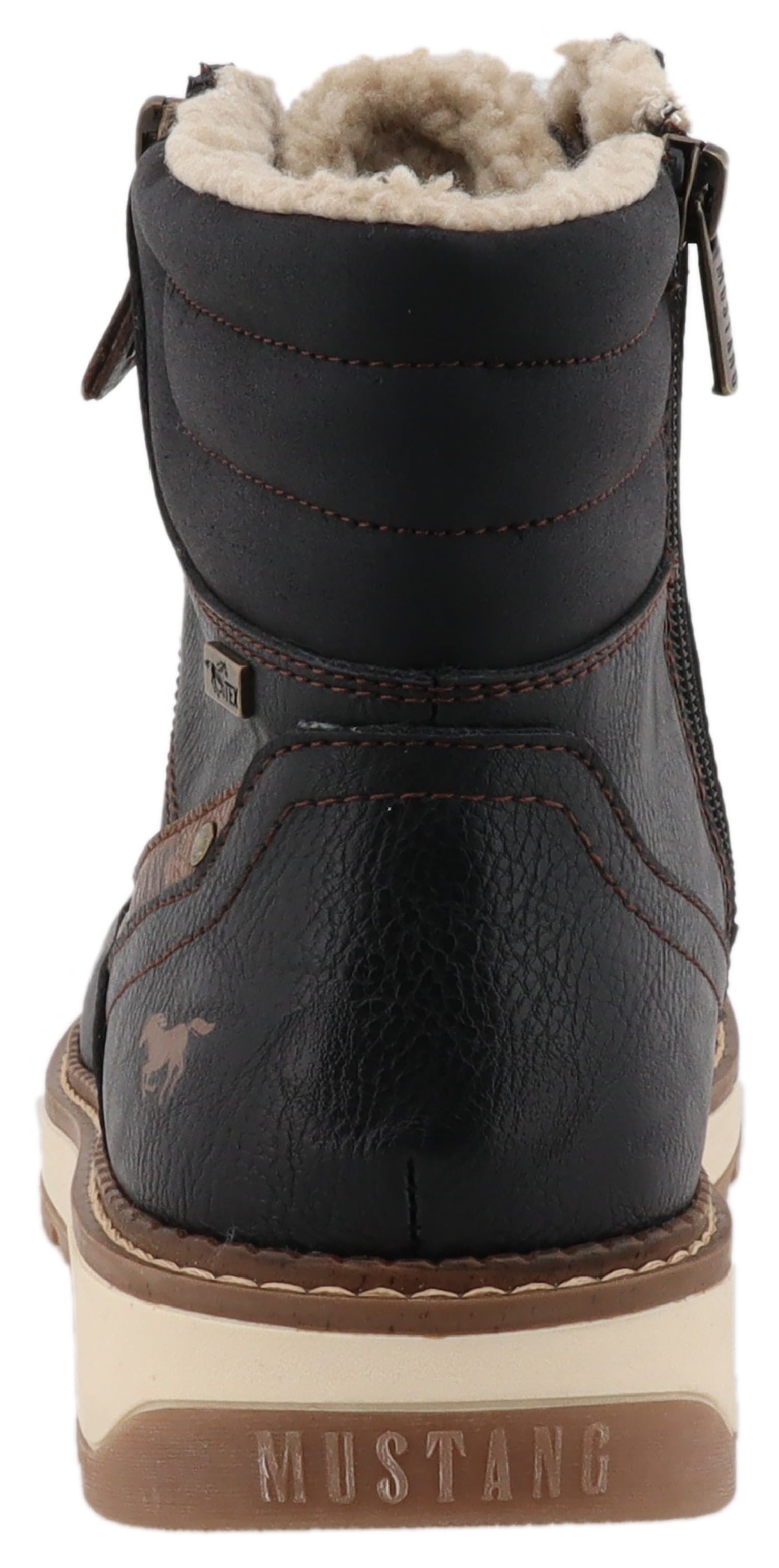 Mustang Shoes Winterstiefelette »Elio«  Schnürstiefel, Winterstiefel mit Warmfutter