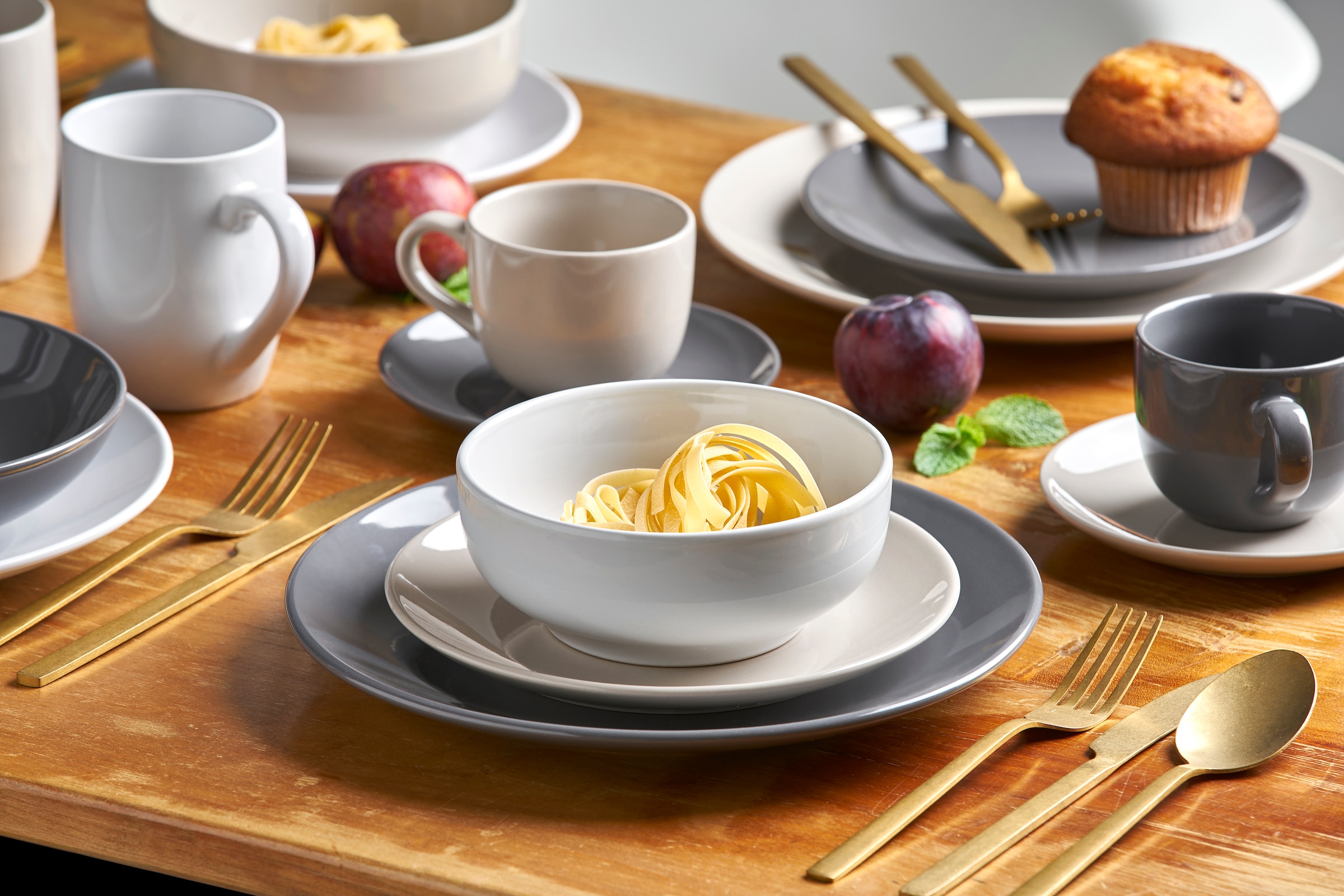 van Well Tasse »Kaffee-Obertasse 200 ml Malmö, 6 Stück« spülmaschinen- und mikrowellengeeignet