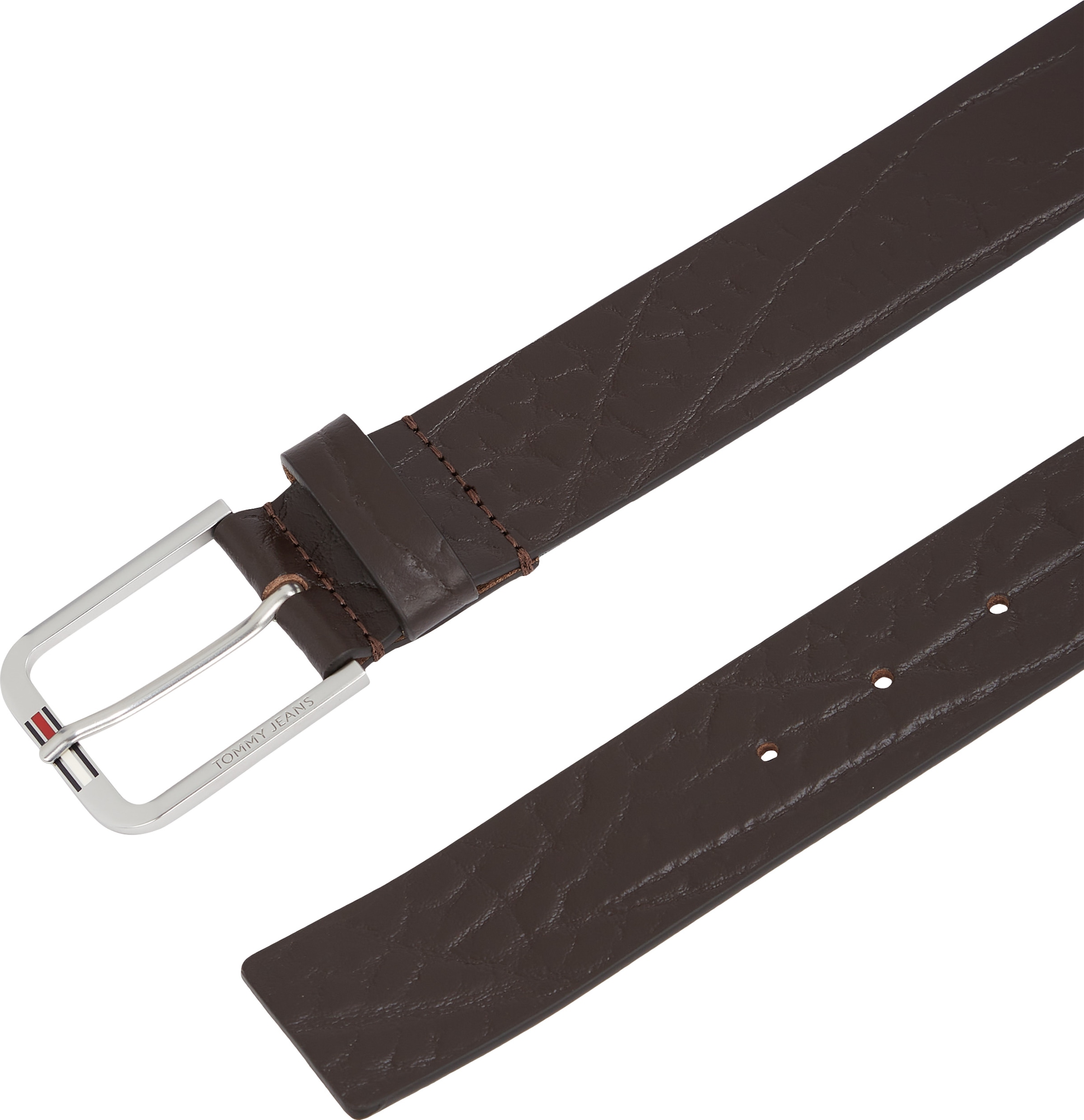 Tommy Jeans Ledergürtel »TJM AUSTIN 4.0«, Größenverstellbar