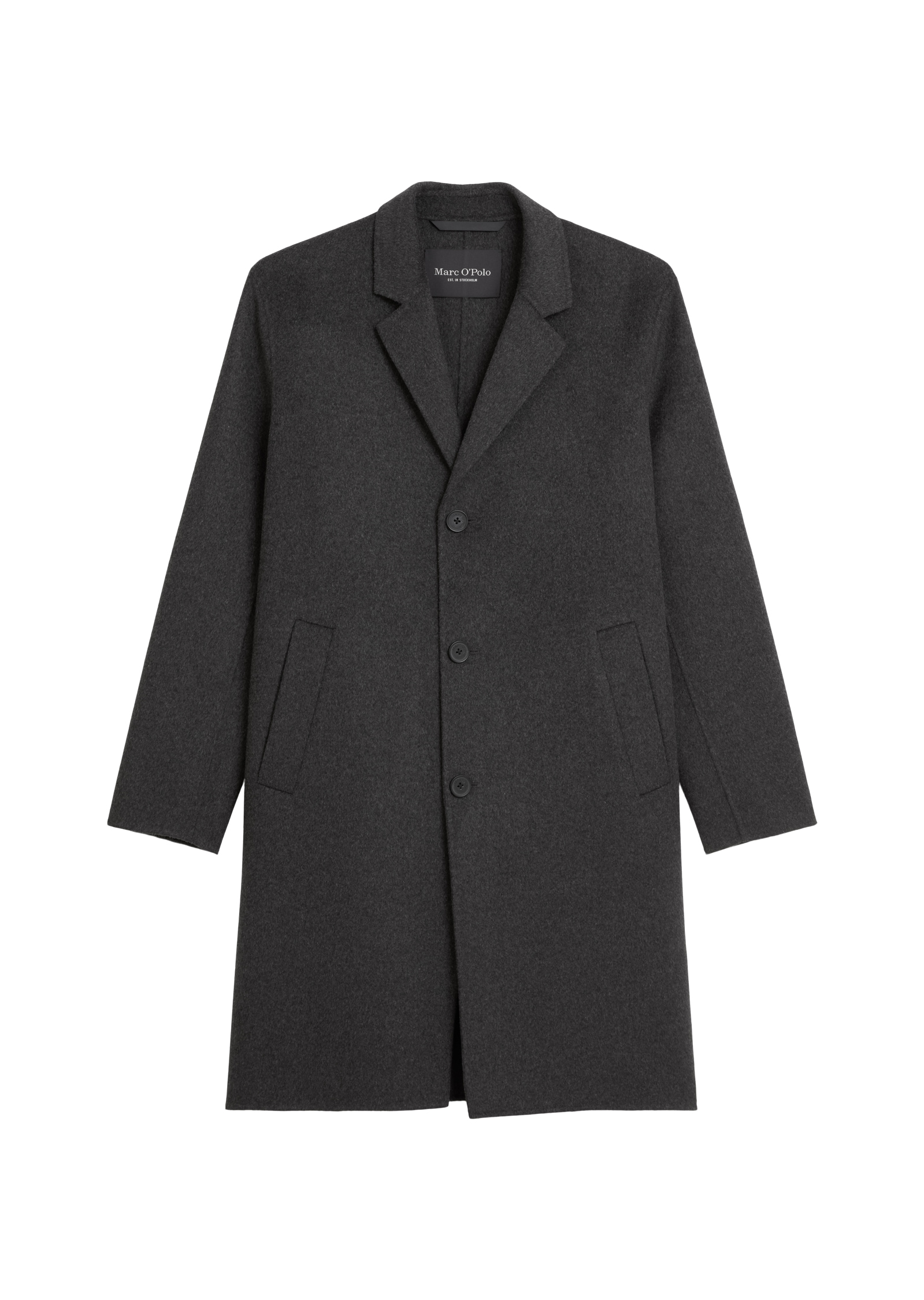 Marc O'Polo Wollmantel, regular fit, aus recyceltem Double-Face-Wool-Mix