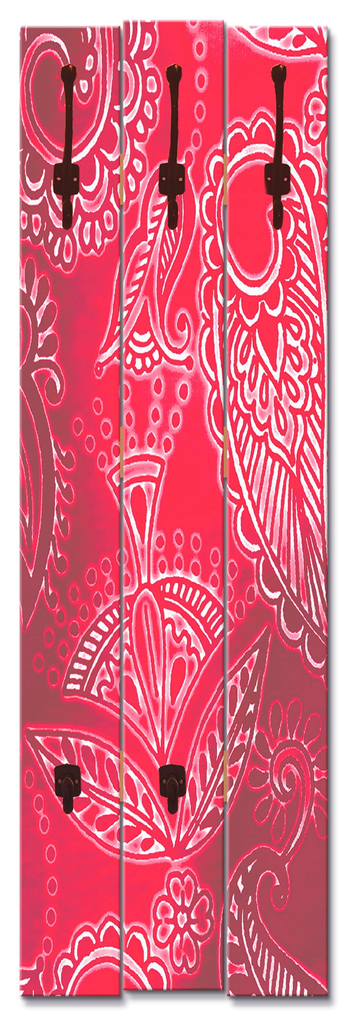 Artland Garderobenleiste »Dekoratives Rot«, teilmontiert