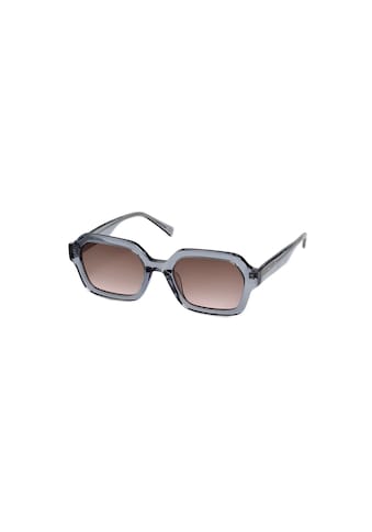 Sonnenbrille, Sechseckige Damenbrille im Bold-Look, Vollrand