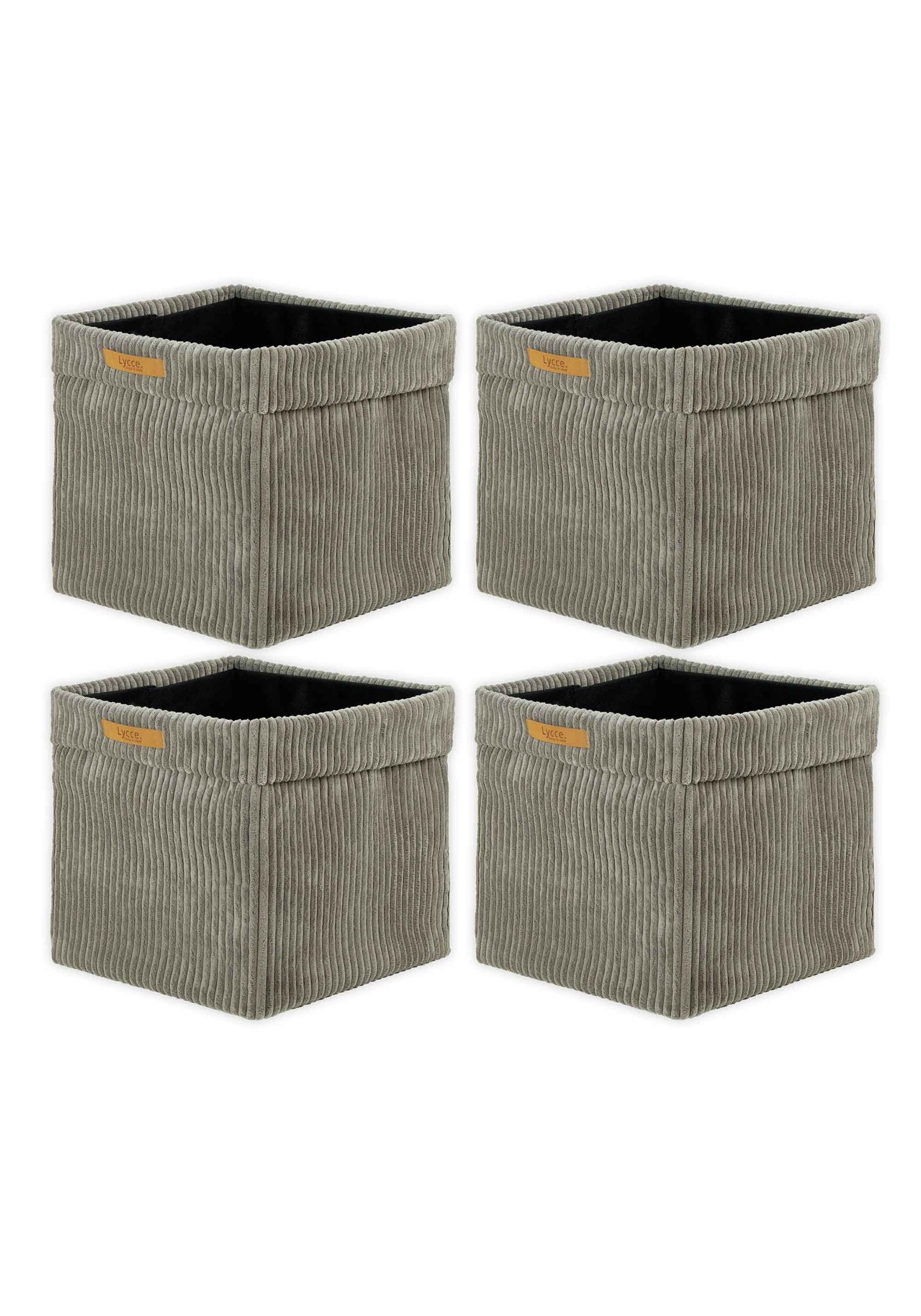 Lycce Aufbewahrungsbox »Aufbewahrungskorb Faltbare Aufbewahrungsbox Cord 4P 4er Pack«