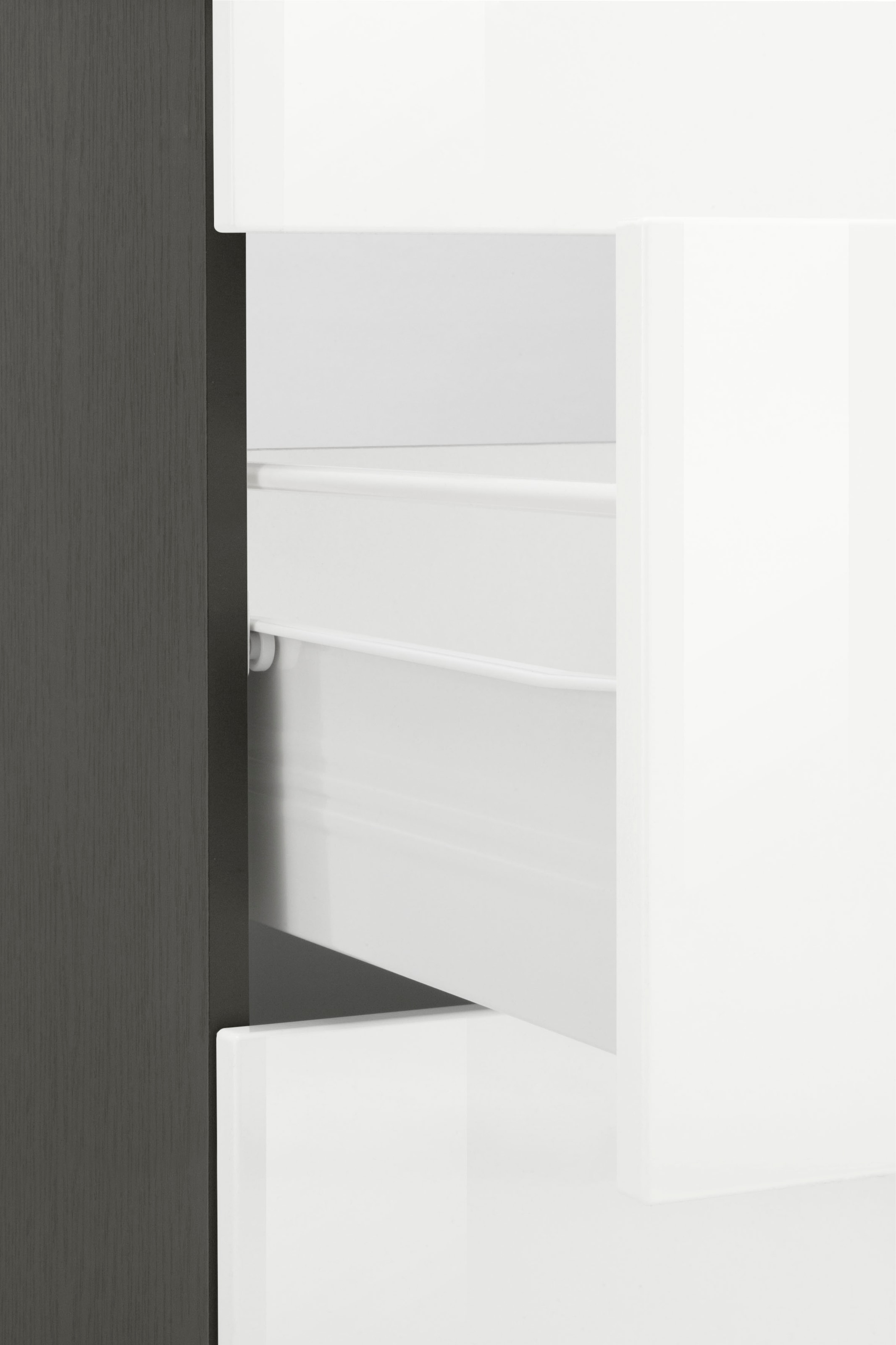 KOCHSTATION Küchenzeile »KS-Brindisi Breite 340 cm« wahlweise mit E-Geräten und Induktion, mit MDF-Fronten und Regal