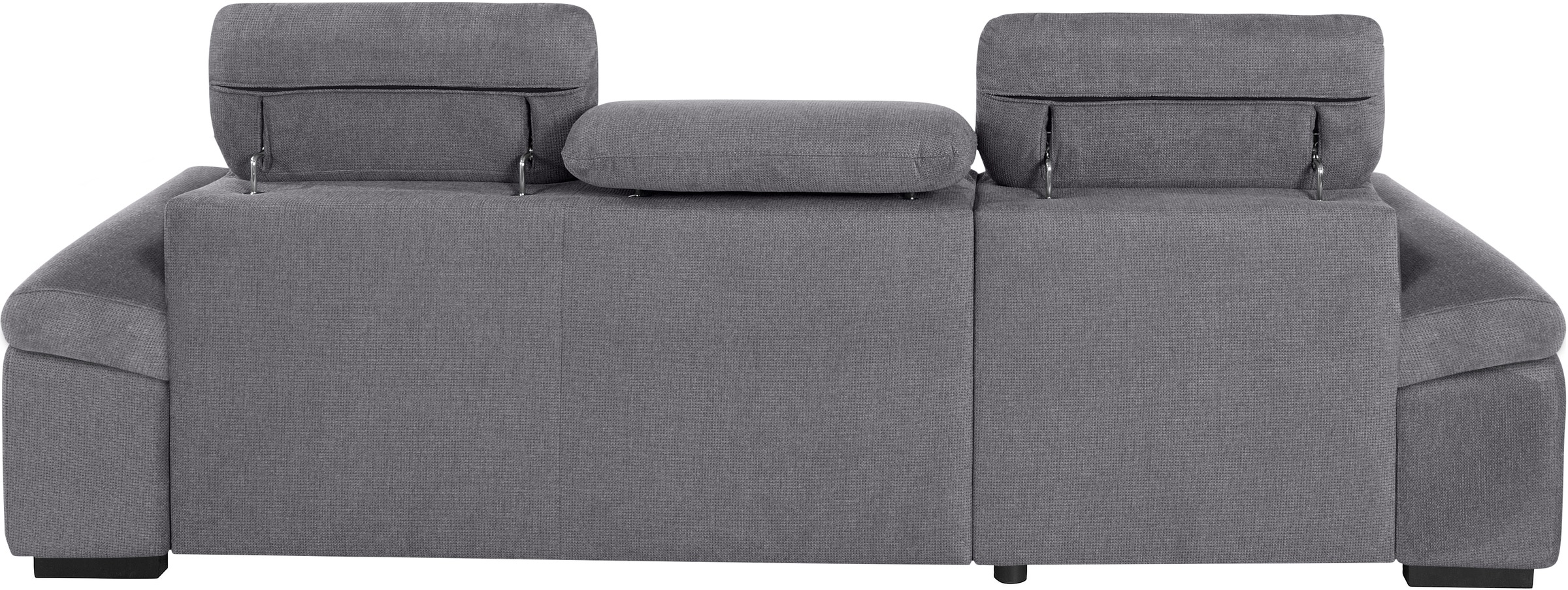 COTTA Ecksofa »Lola L-Form mit Kopfteilfunktion & Hocker«, (Set, mit Hocker), wahlweise mit Bettfunktion, Bettkasten & Armteilverstellung