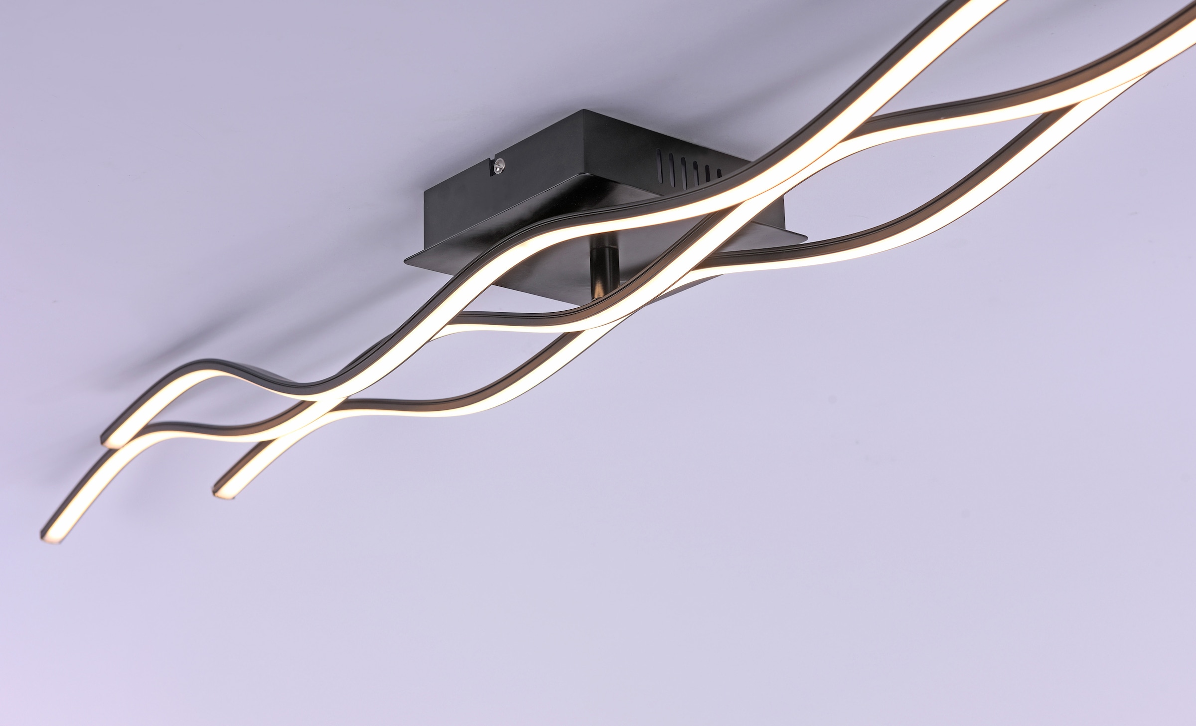 JUST LIGHT Deckenleuchte »WAVE« LED-Board 1 Stk. Warmweiß Deckenlampe