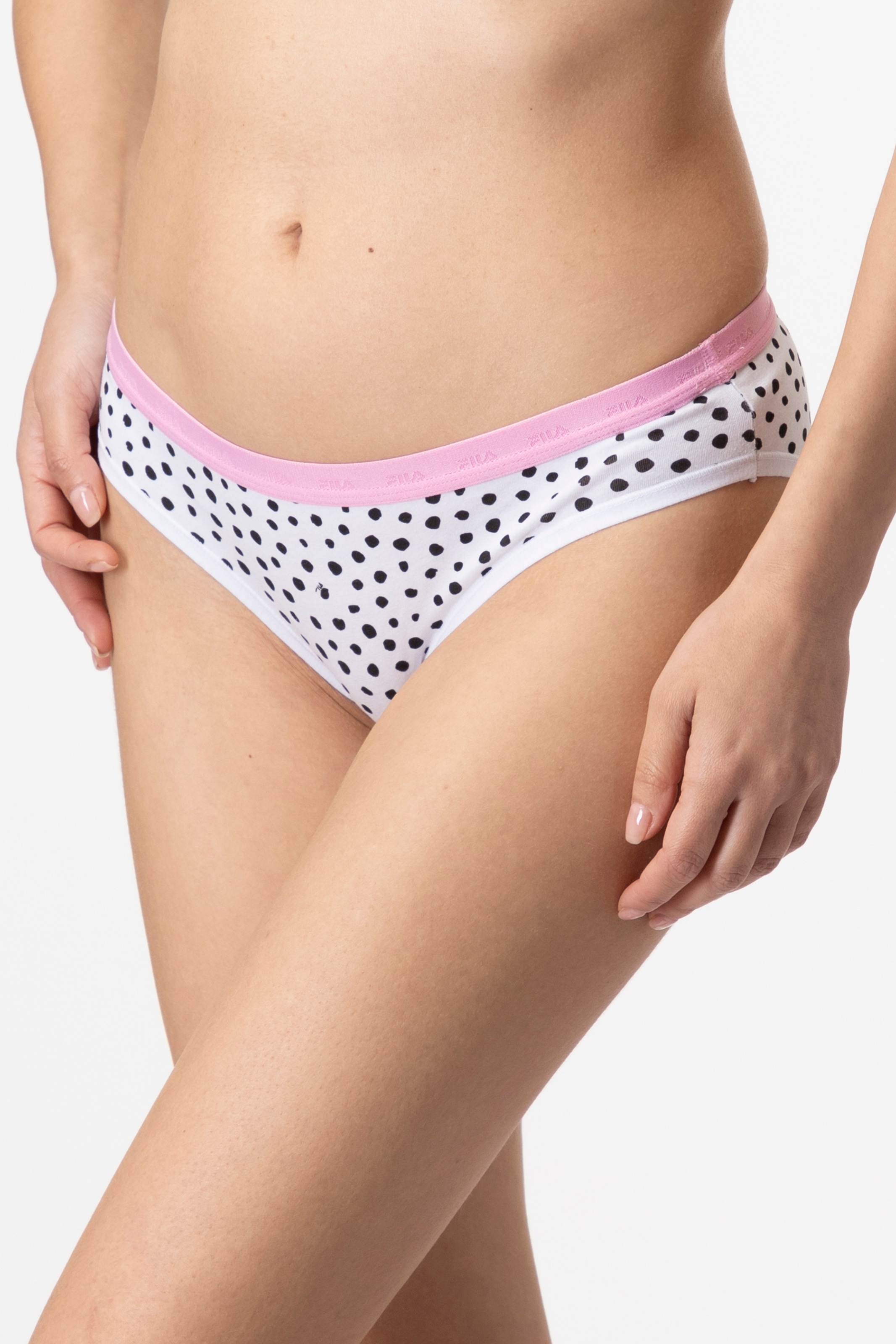 Fila Slip »WOMAN BRIEF«, (3er Pack), 2x uni, 1x gemustert