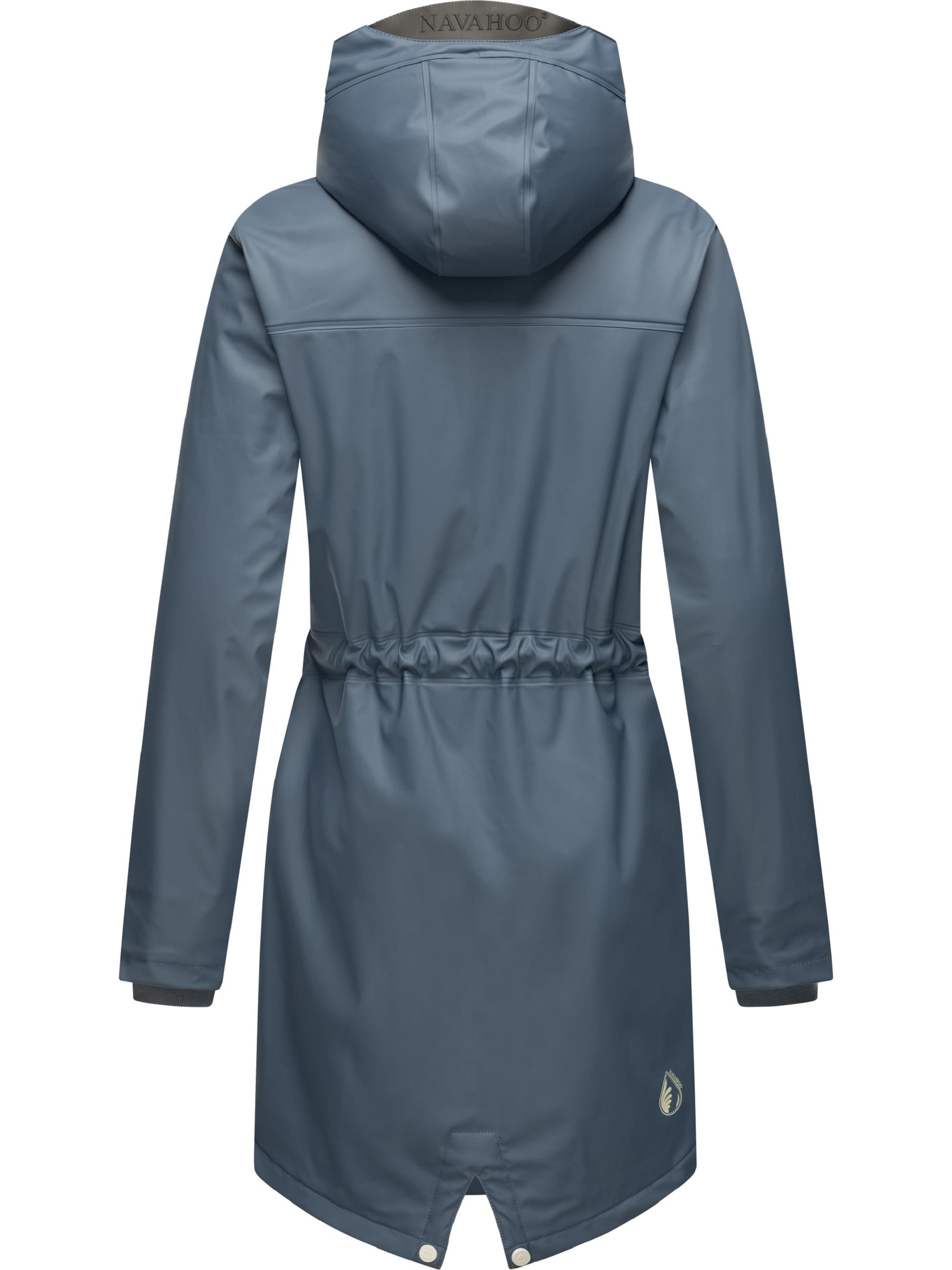 Navahoo Regenjacke »Regenjacke Flower of Ocean«, mit Kapuze, Wasserdichter Damen Outdoor Regenmantel