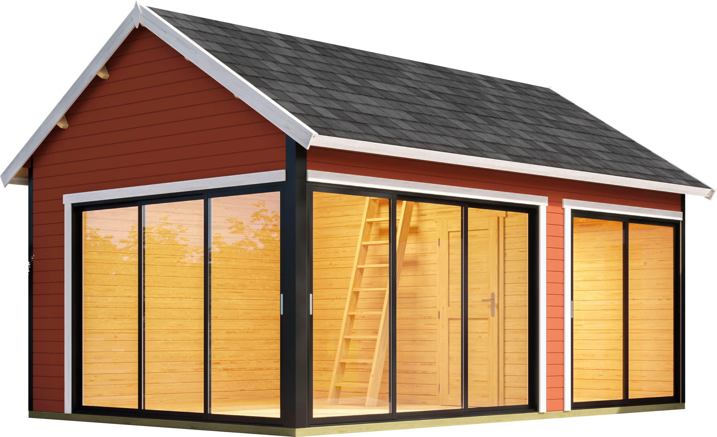 LASITA MAJA Gartenhaus »MURANO«, (Set, inkl. Fussbodenbretter zum verlegen)