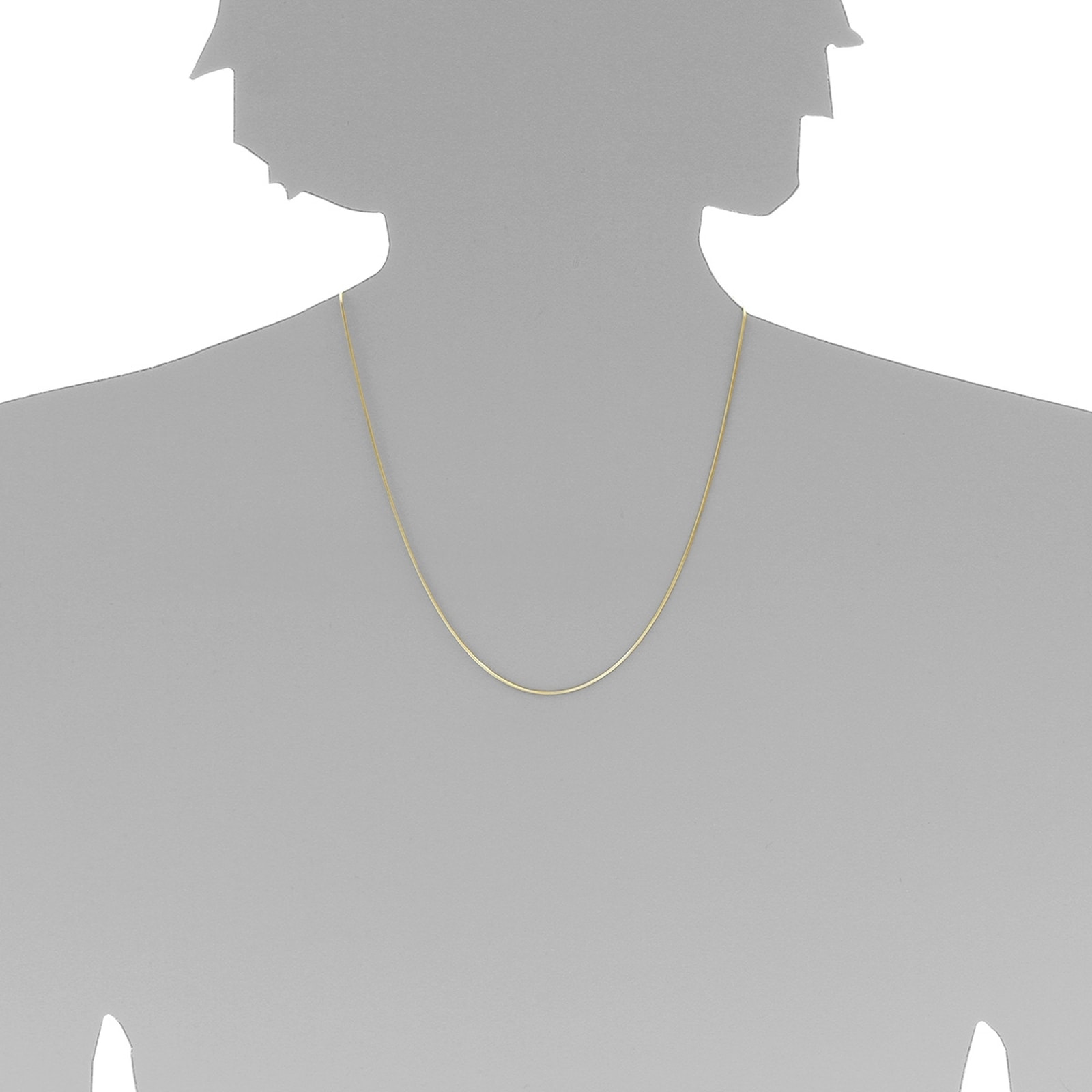OSTSEE-SCHMUCK Goldkette »- Schlange 0,8 mm - Gold 333/000 -,«