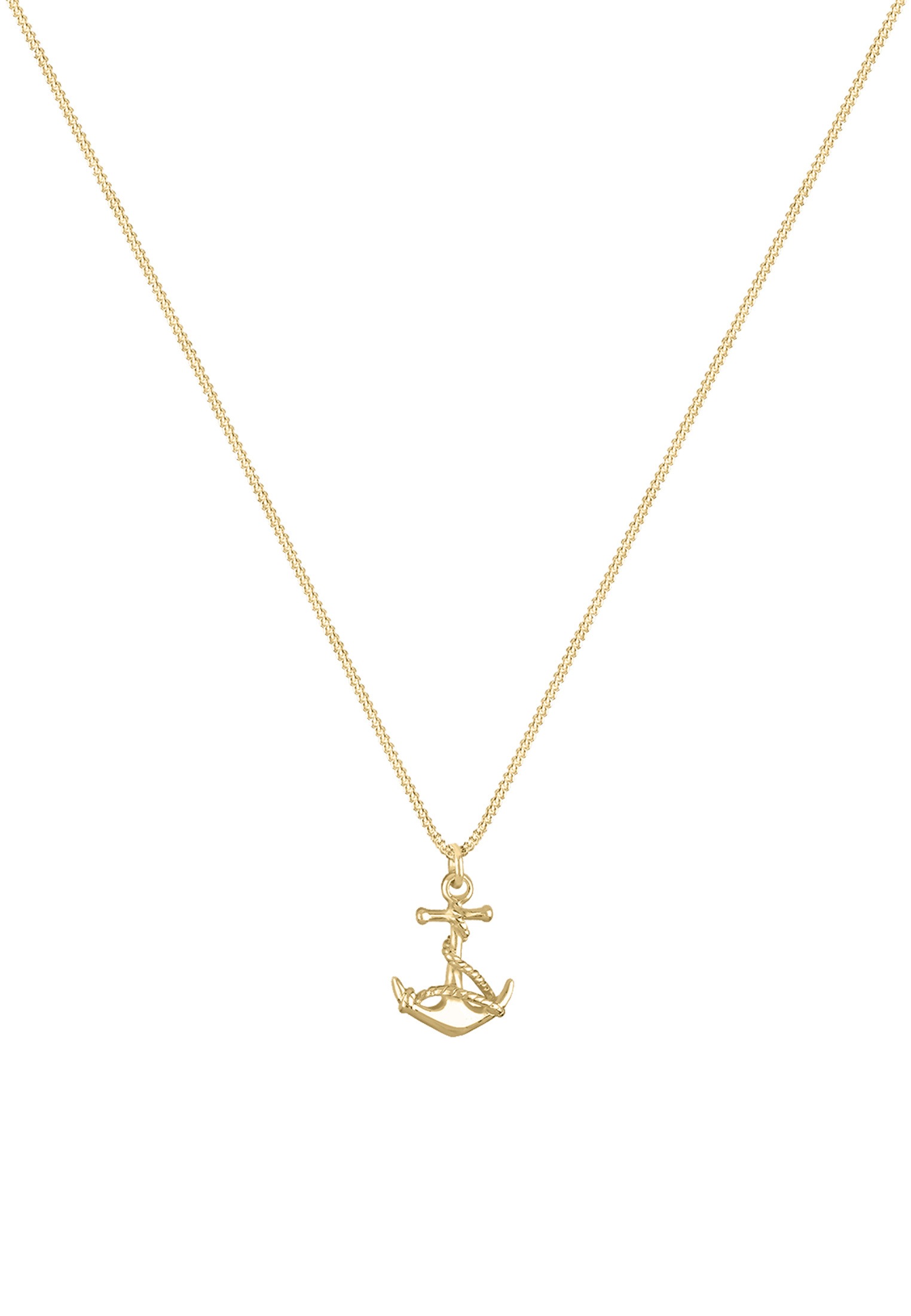 Elli Kette mit Anhänger »Halskette Anker Anhänger Maritim 925 Silber«