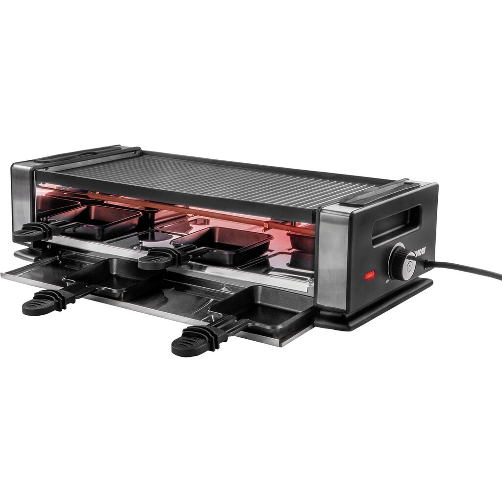 Unold Raclette »Delice Basic 48760«, 8 St. Raclettepfännchen, 1200 W