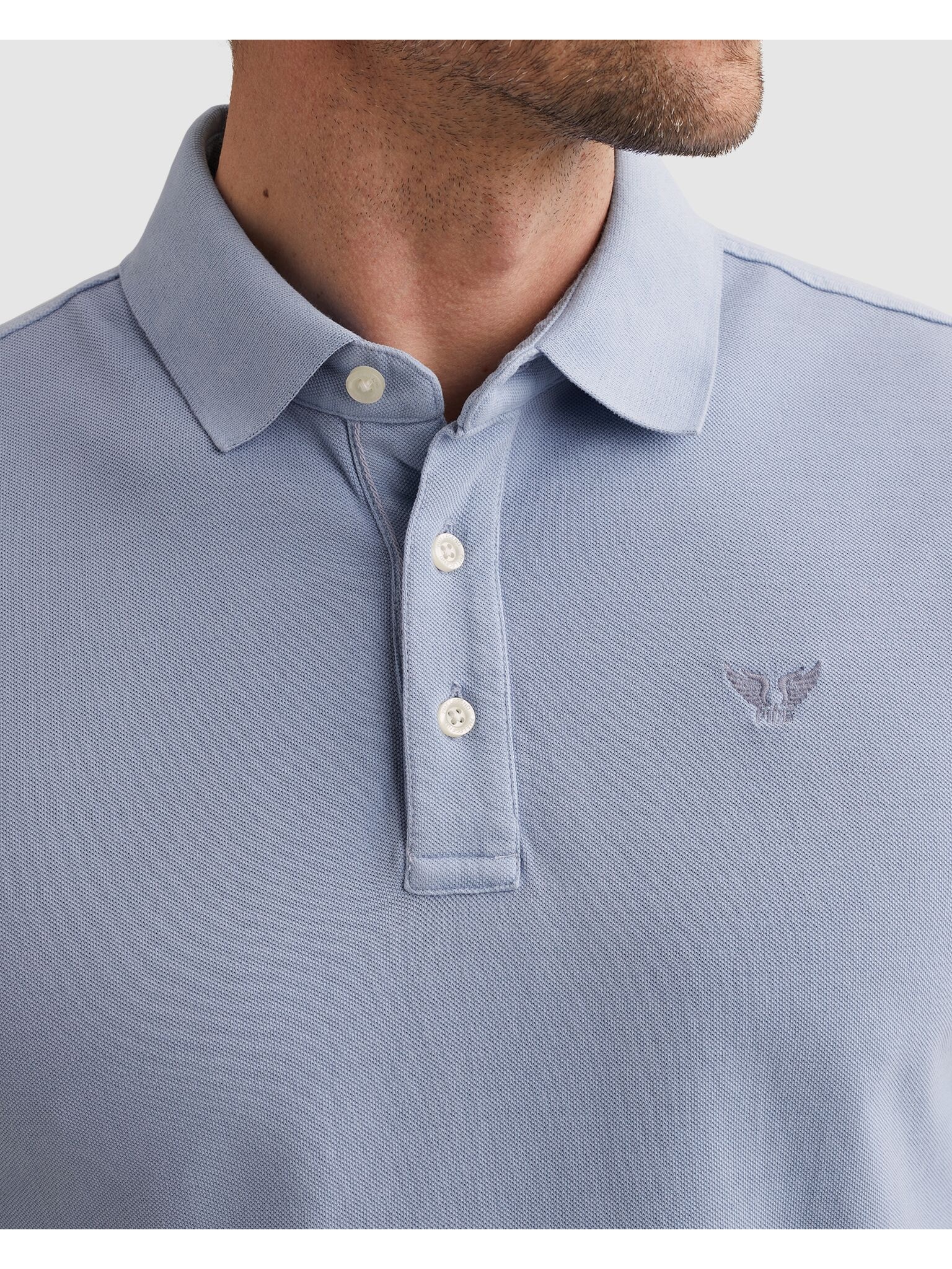 PME LEGEND Poloshirt »Short sleeve polo pique garment dyed« Piqué aus trageangenehmer Baumwolle