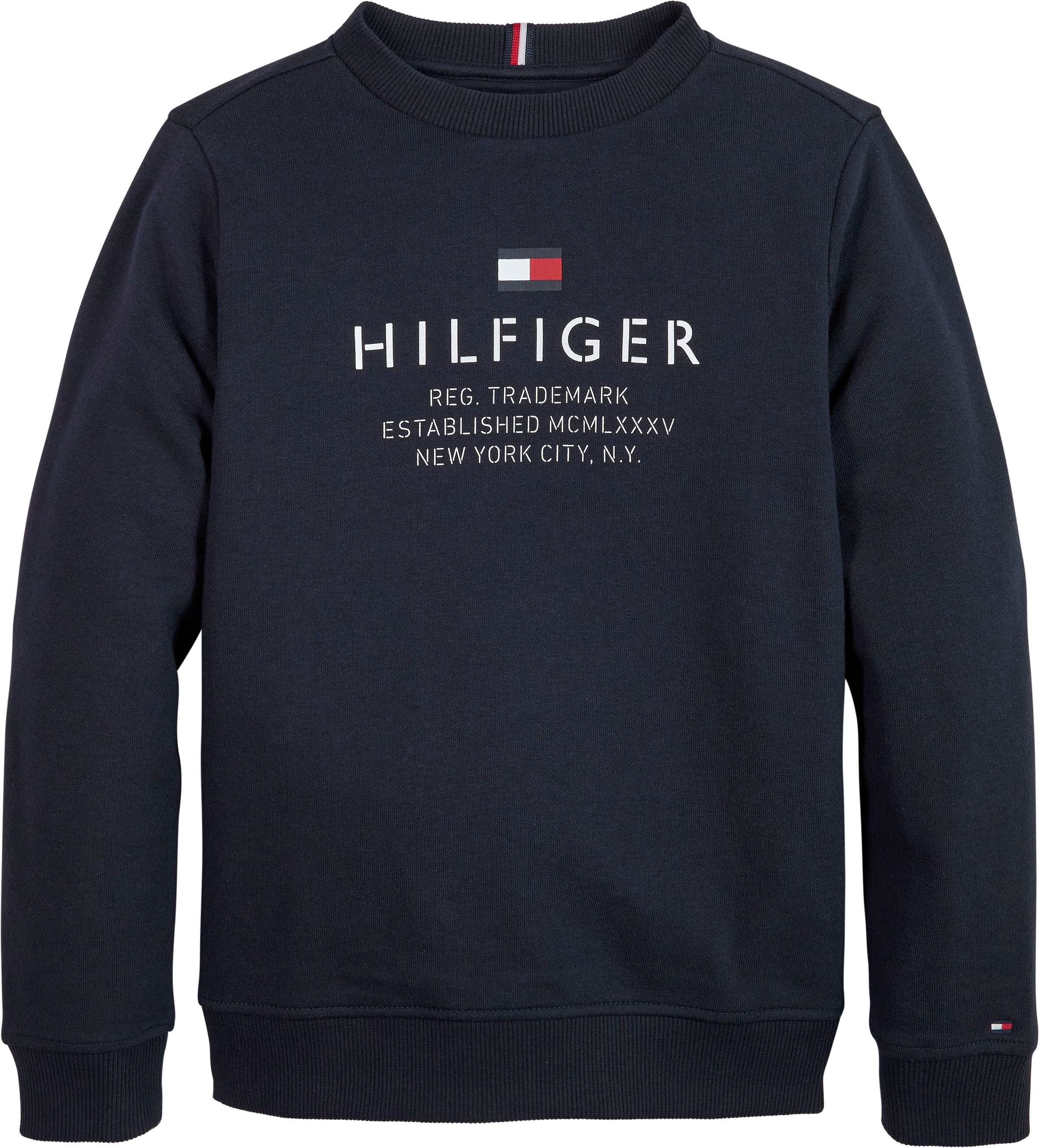 Tommy Hilfiger Sweatshirt »TH LOGO SWEATSHIRT«, mit Logoschriftzug bei ♕