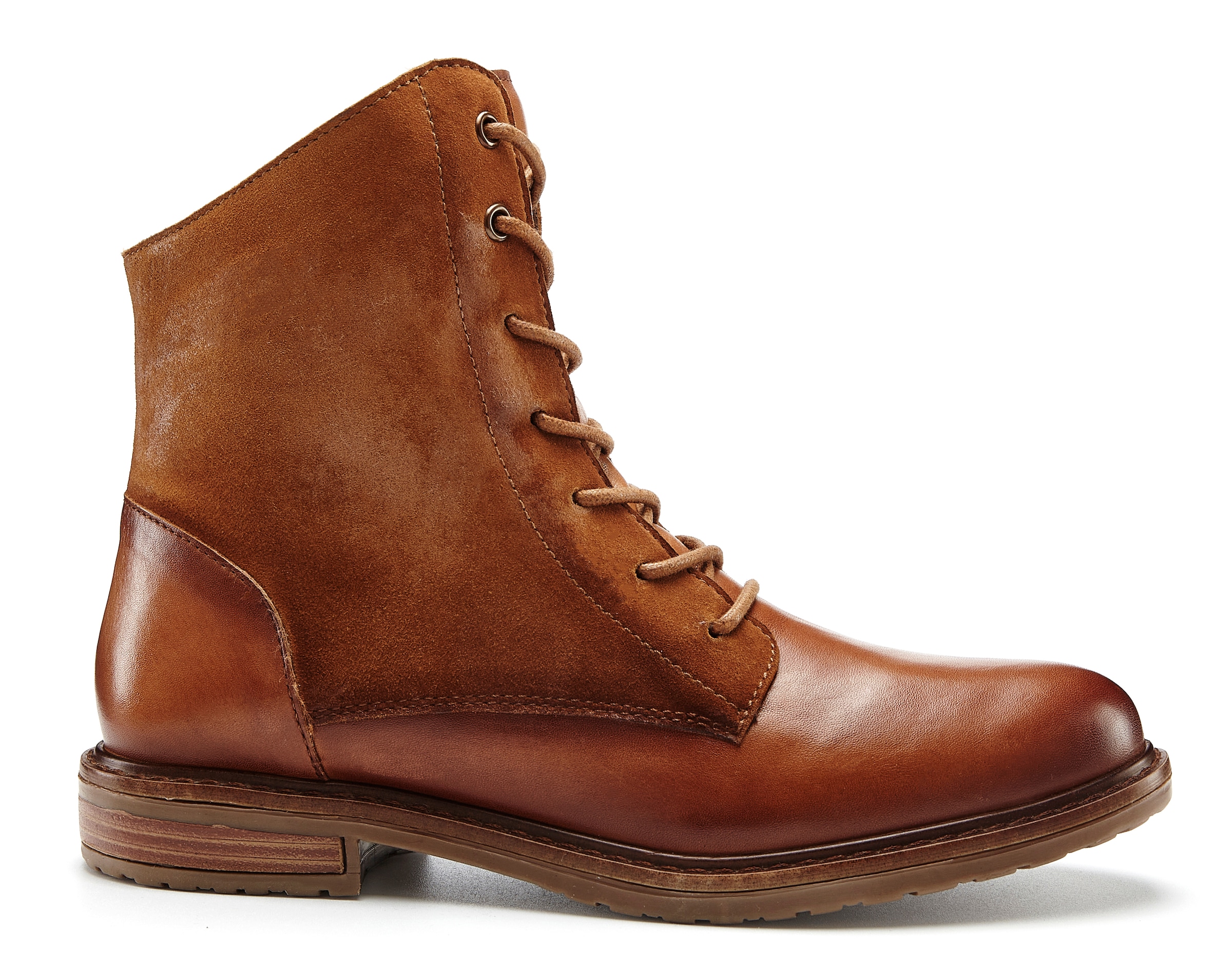 LASCANA Stiefelette »Boots, Lederschuhe,«  aus Leder