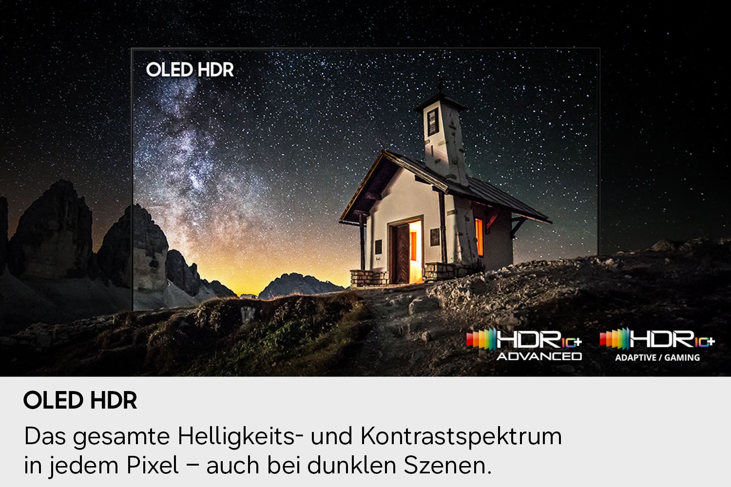 Samsung OLED-Fernseher »GQ65S83HAE« 163 cm/65 ″ Smart-TV HDR 10+ Bild, Premium Gaming Pack mit 120Hz, HDMI 2.1, Dolby Atmos