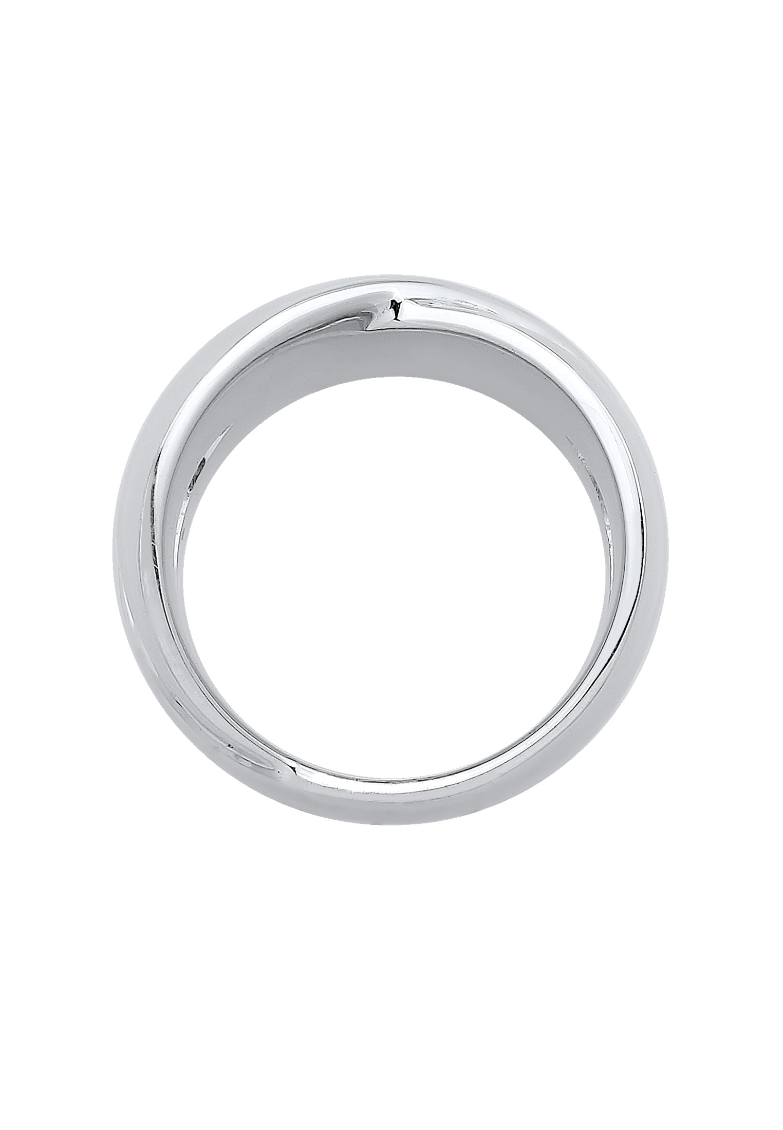 Elli Premium Silberring »Ring Bandring Breit Modern 925 Sterling Silber«