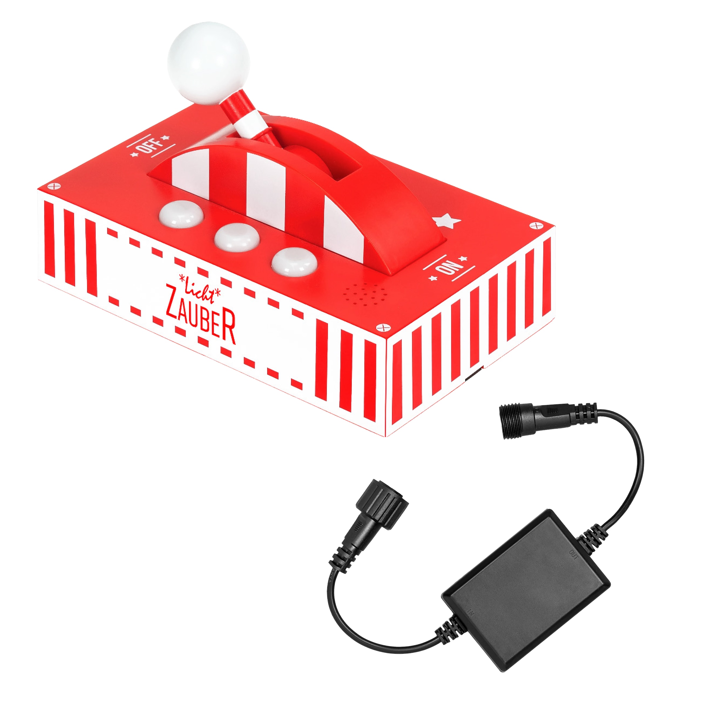 BONETTI Schalter »LichtZauber, magischer Schalter« 1 Stk. tlg. Ideal für LED Lichterketten im Wohnzimmer, Garten oder bei Events