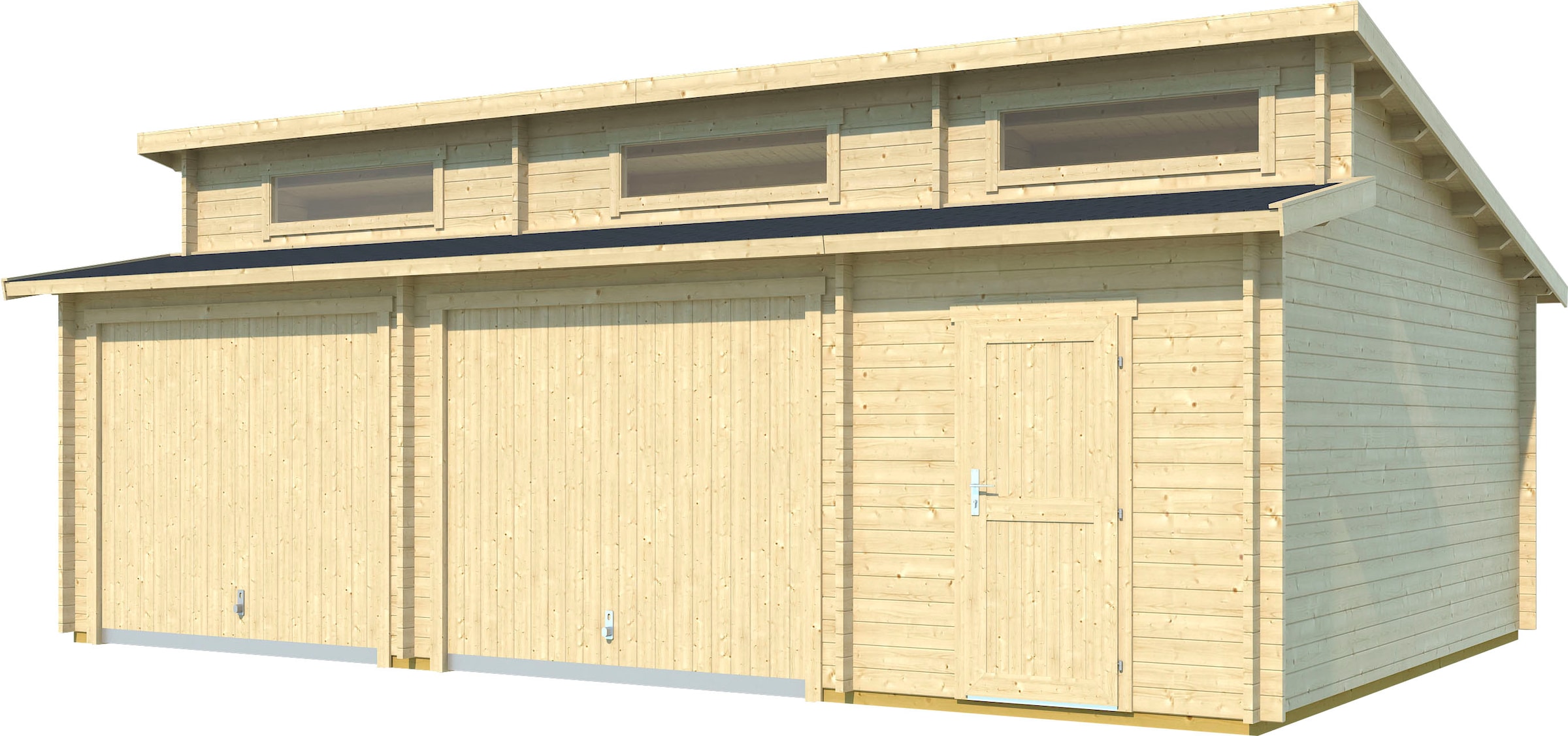 LASITA MAJA Garage »Hawaii«, (Set, für 2 Fahrzeuge geeignet), Garage + 2  Schwingtoren online kaufen | mit 3 Jahren XXL Garantie