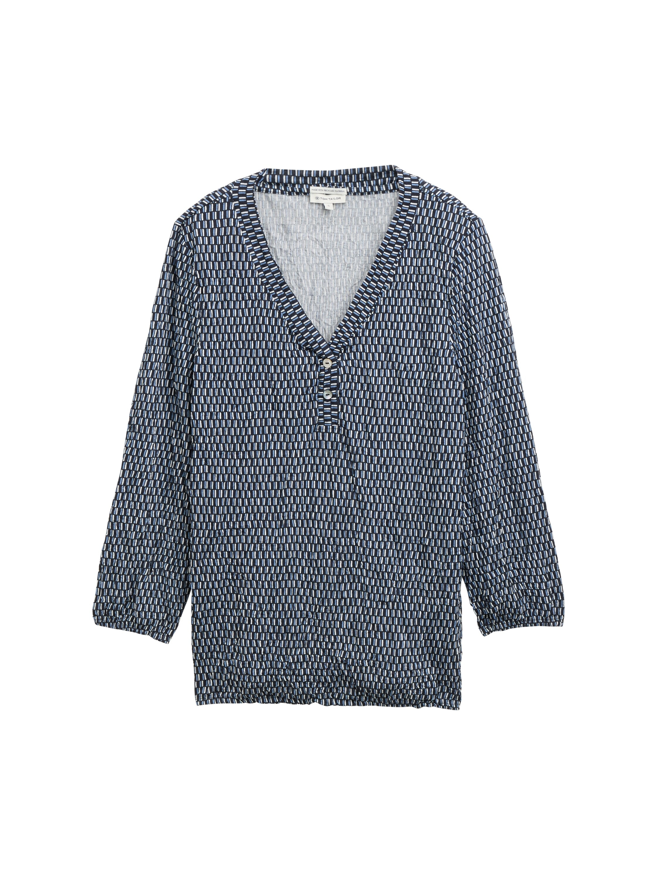 TOM TAILOR Blusenshirt, in Crinkle Optik