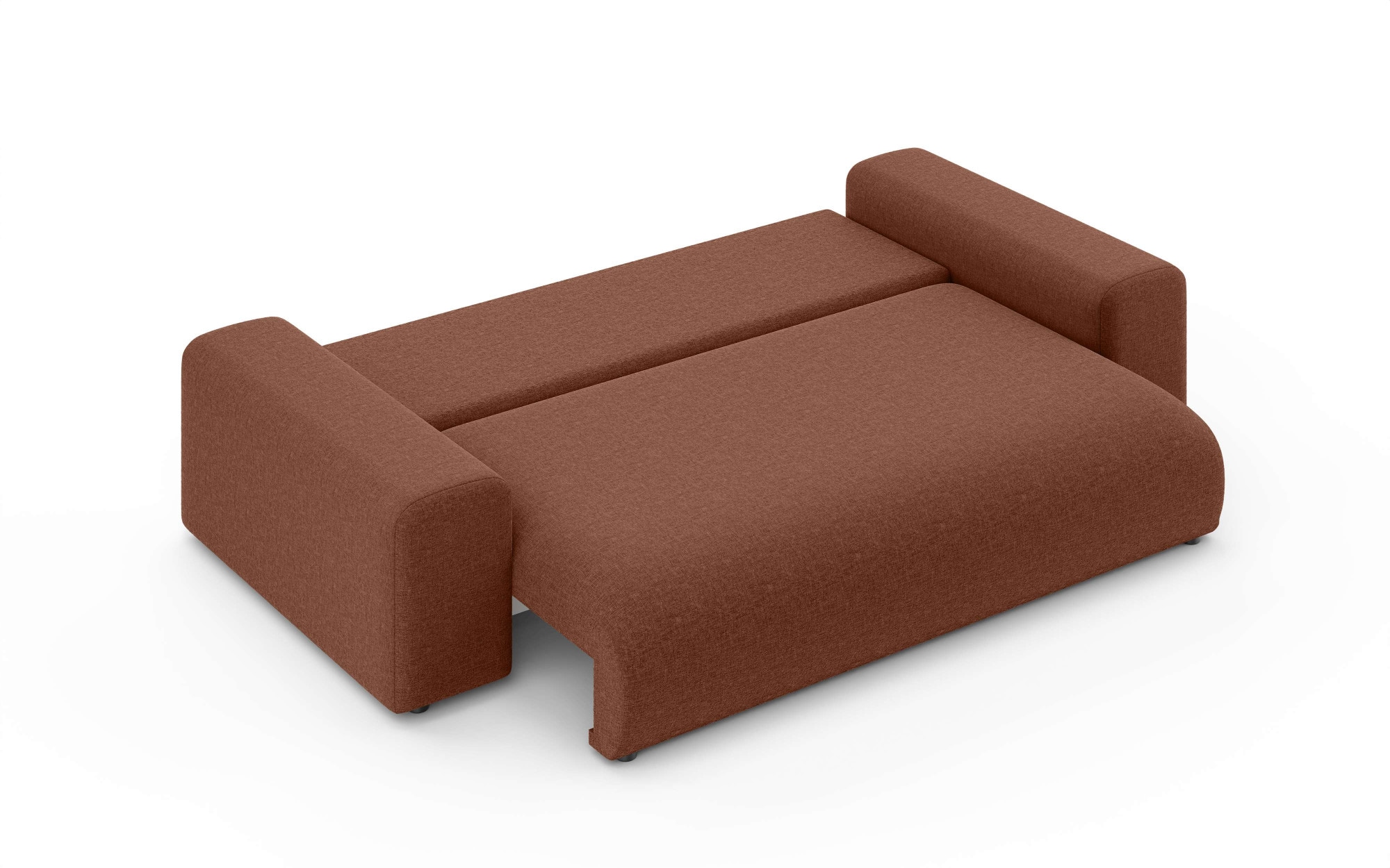 Home affaire Big-Sofa »LAKESIDE 3-Sitzer Schlafsofa mit Bettkasten, Breite 256,5 cm« Liegefläche 168,5x195 cm, hoher Sitzkomfort, Maße B/T/H: 256/122/82cm