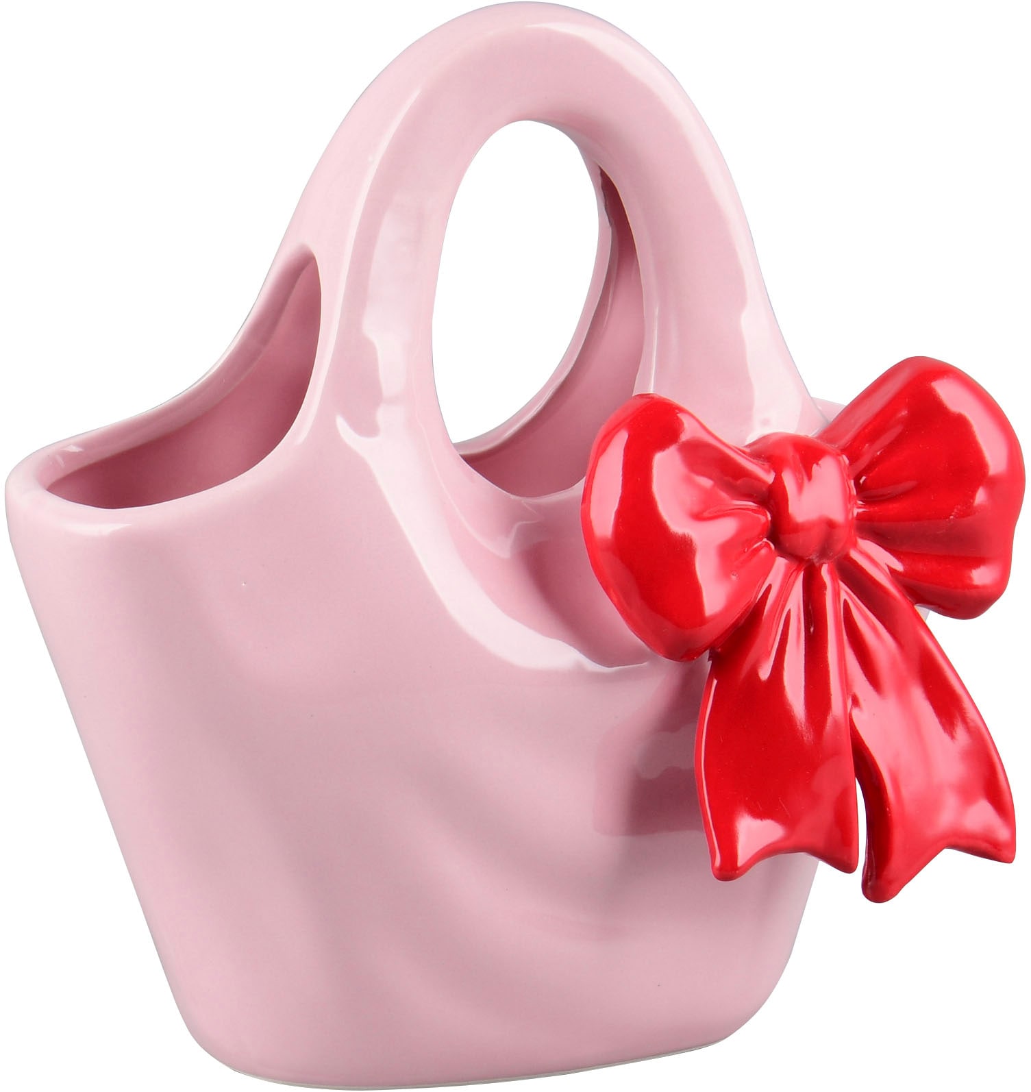 MIRRORS AND MORE Dekovase »BOW« Bunte Dekovase in auffälliger Form