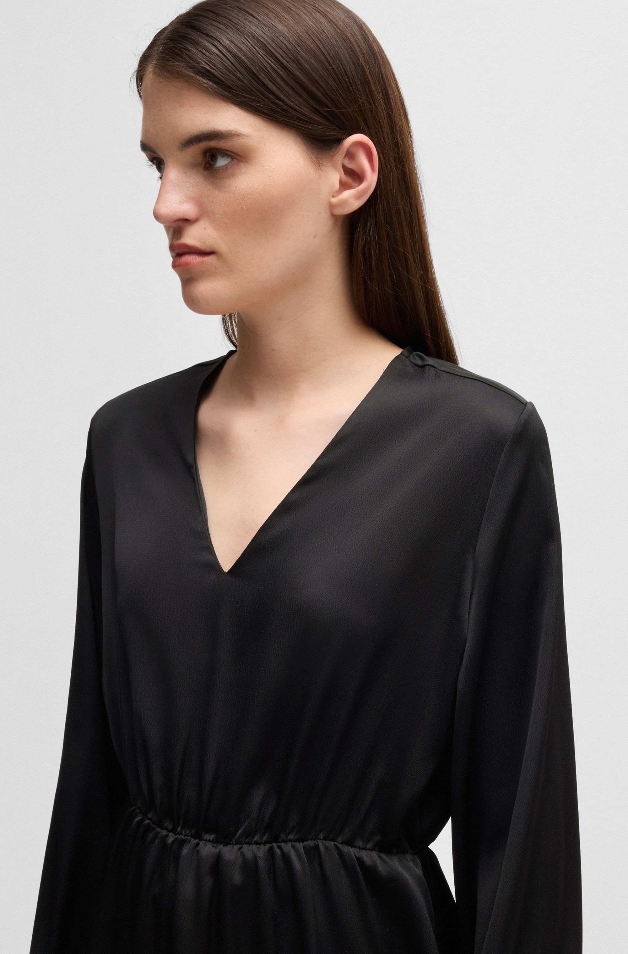 BOSS ORANGE Blusenkleid »Doria Premium Damenmode«, in A-Linien Form
