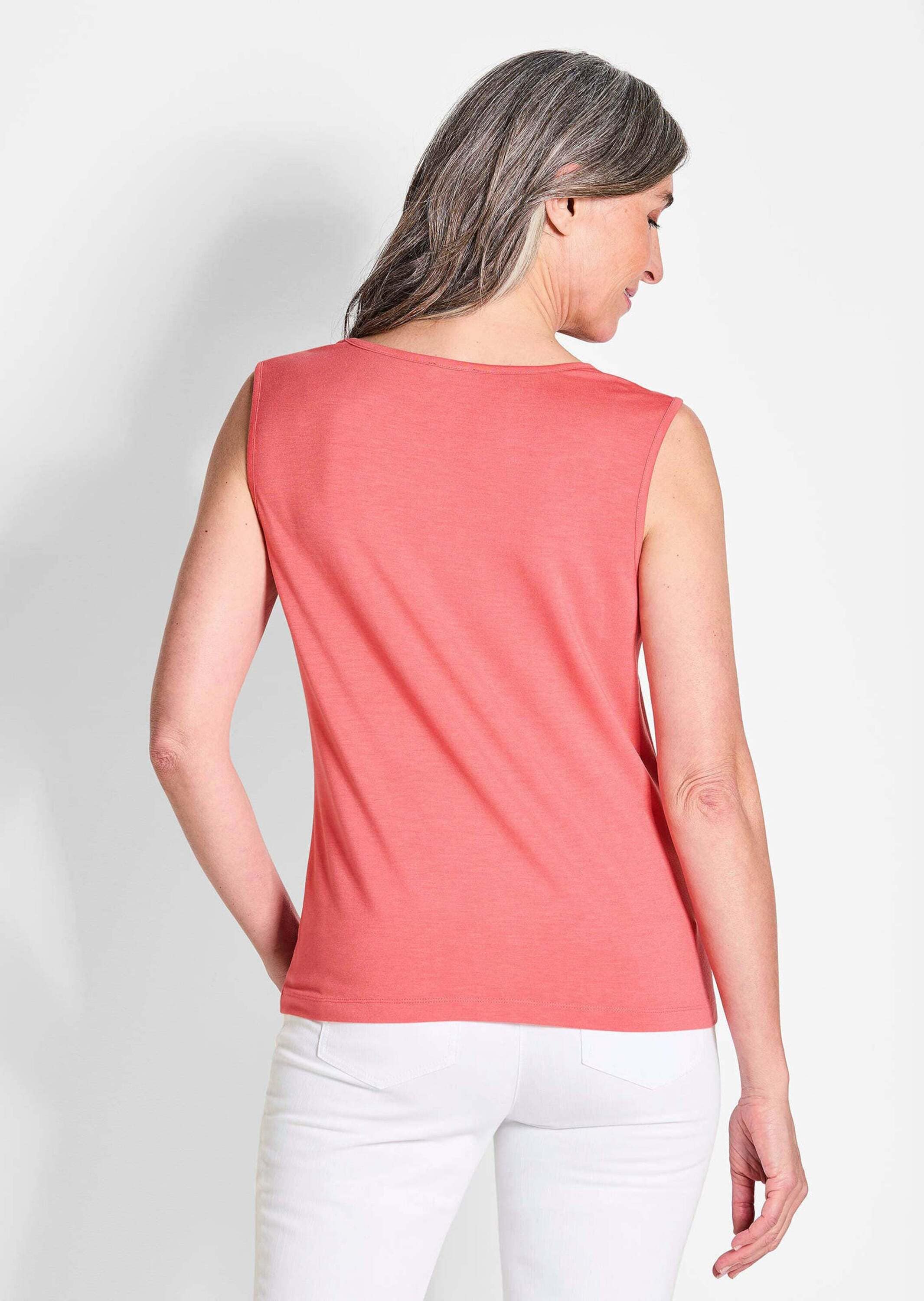 GOLDNER Trägertop »Kurzgröße Doppelpack aus weichem Viskose-Jersey«