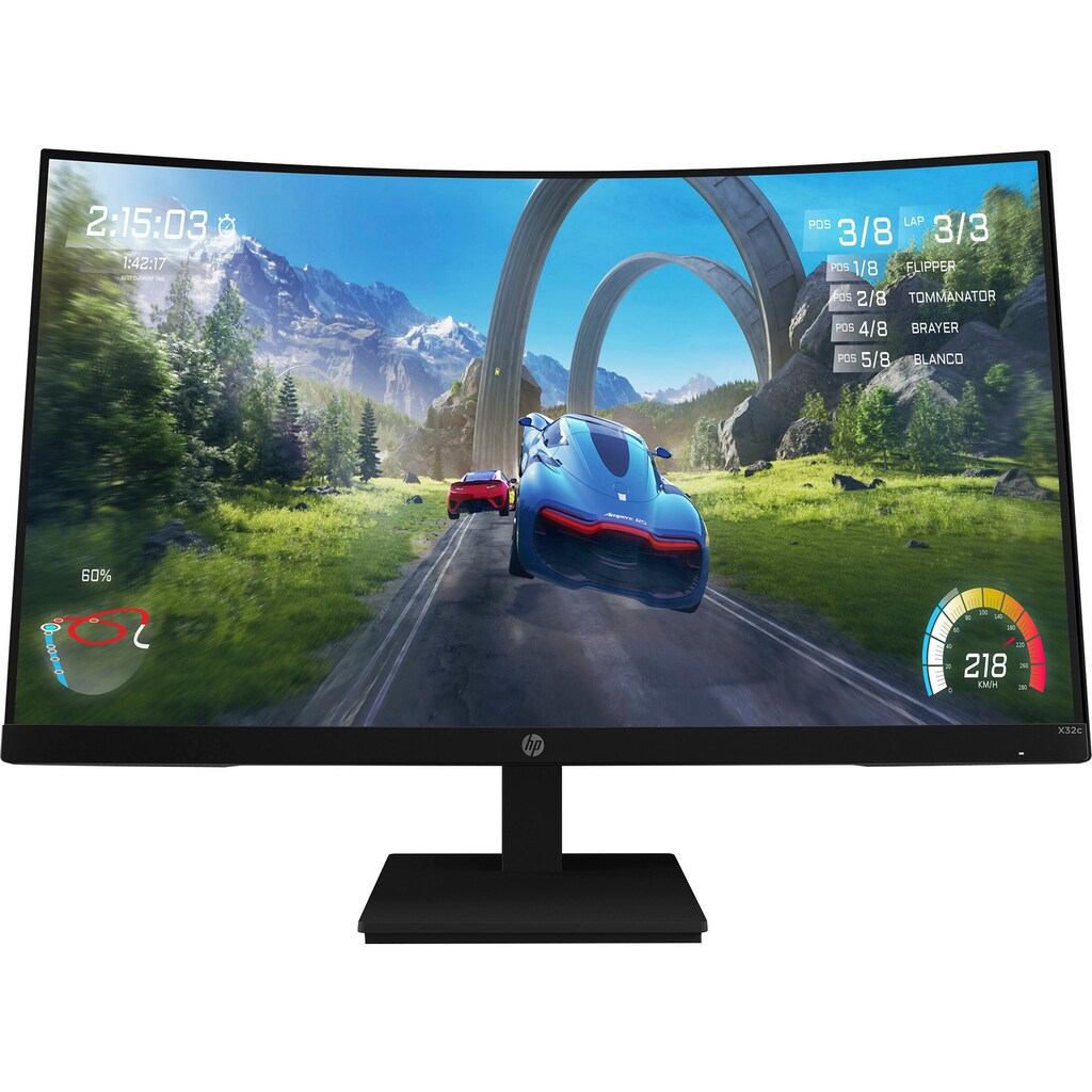HP Curved-Gaming-Monitor »X32c«, 80 cm/31,5 Zoll, 1920 x 1080 px, Full HD, 1 ms Reaktionszeit, 165 Hz