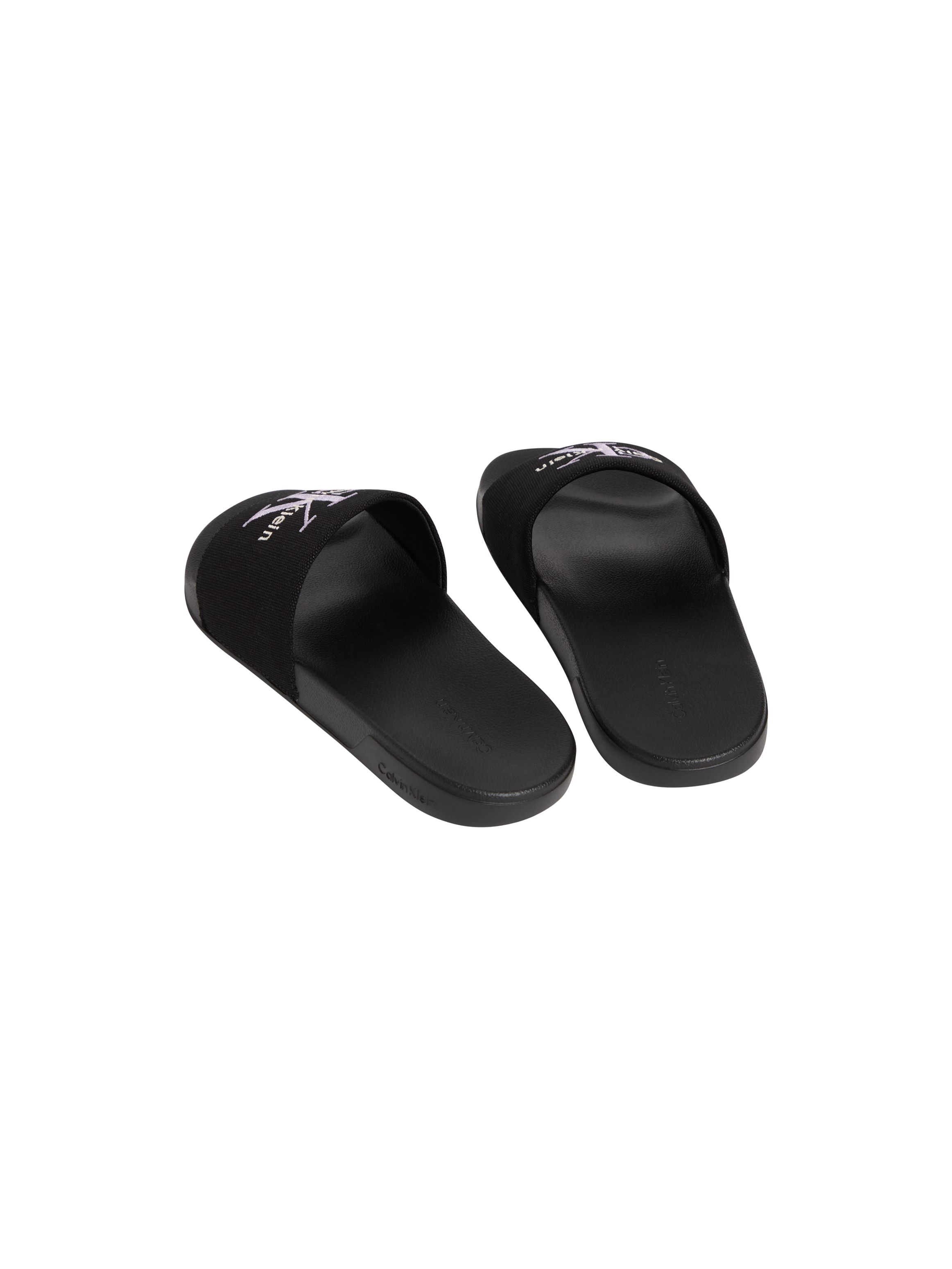 Calvin Klein Pantolette »ESS SLIDE CV WN«  Sommerschuh, Poolslides, Pantolette, Strandschuh mit Logoschriftzug