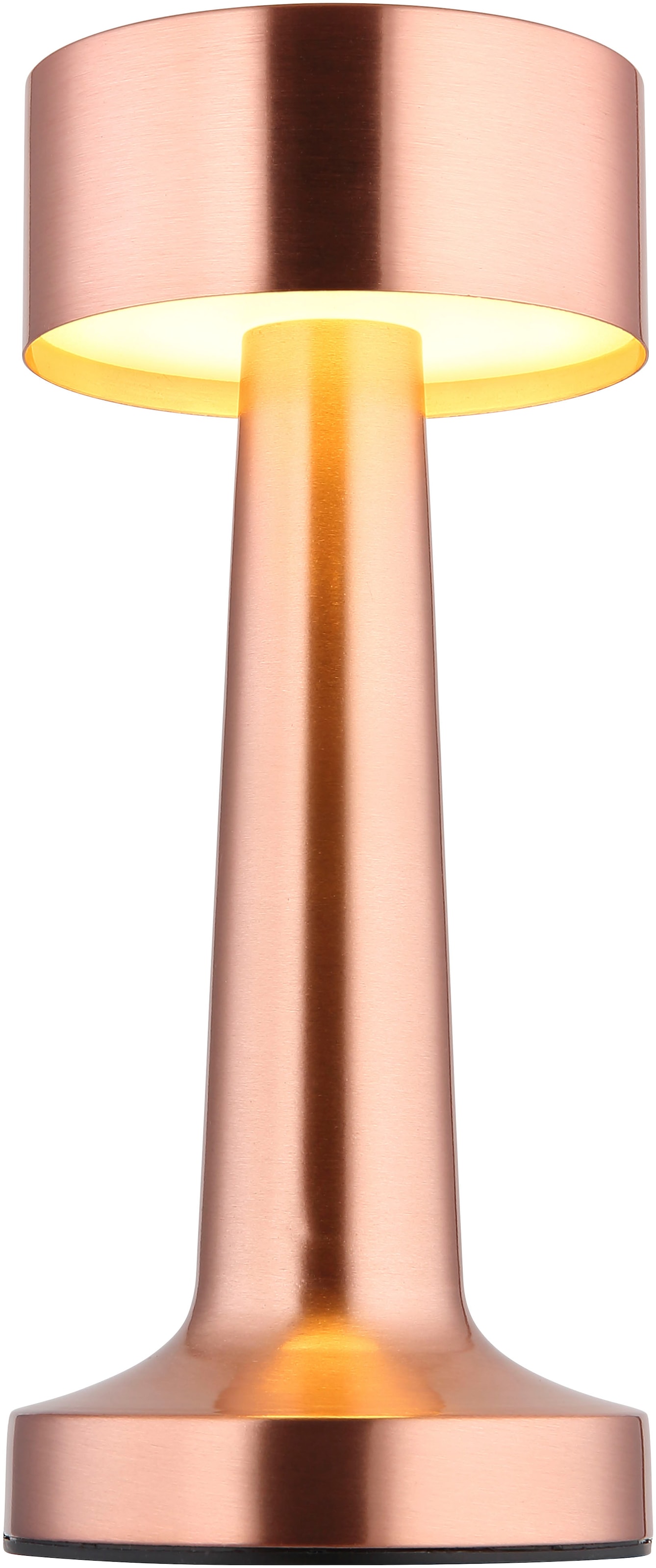 GLOBO LIGHTING LED Tischleuchte »ANGELIKA - Akkutischleuchte« LED-Modul 1 Stk. warmweiß - kaltweiß Design Tischleuchte, Akku, modern,  Akkulampe, CCT