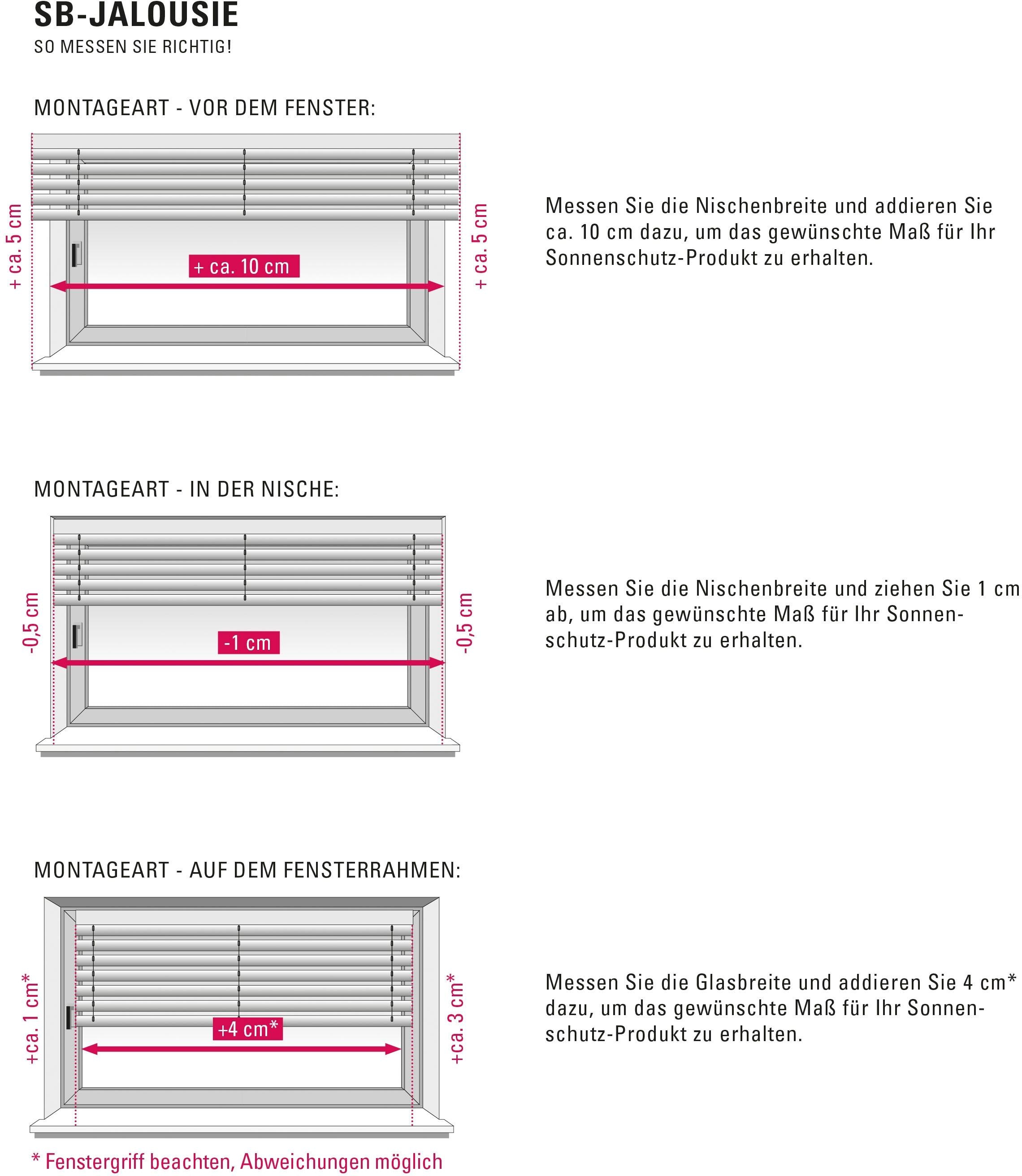 Gardinia Aluminium Jalousie Schwarz, 80 x 175 cm