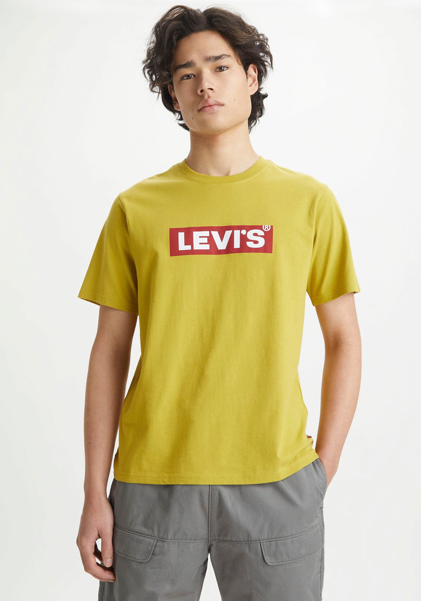 Levi\'s® Rundhalsshirt »RELAXED FIT TEE«, mit Logoprint vorn bei ♕