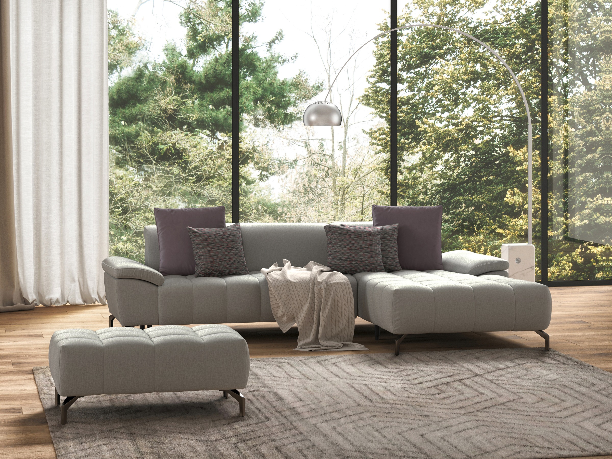 sit&more Hocker »Cool«, mit schwarzen Füßen