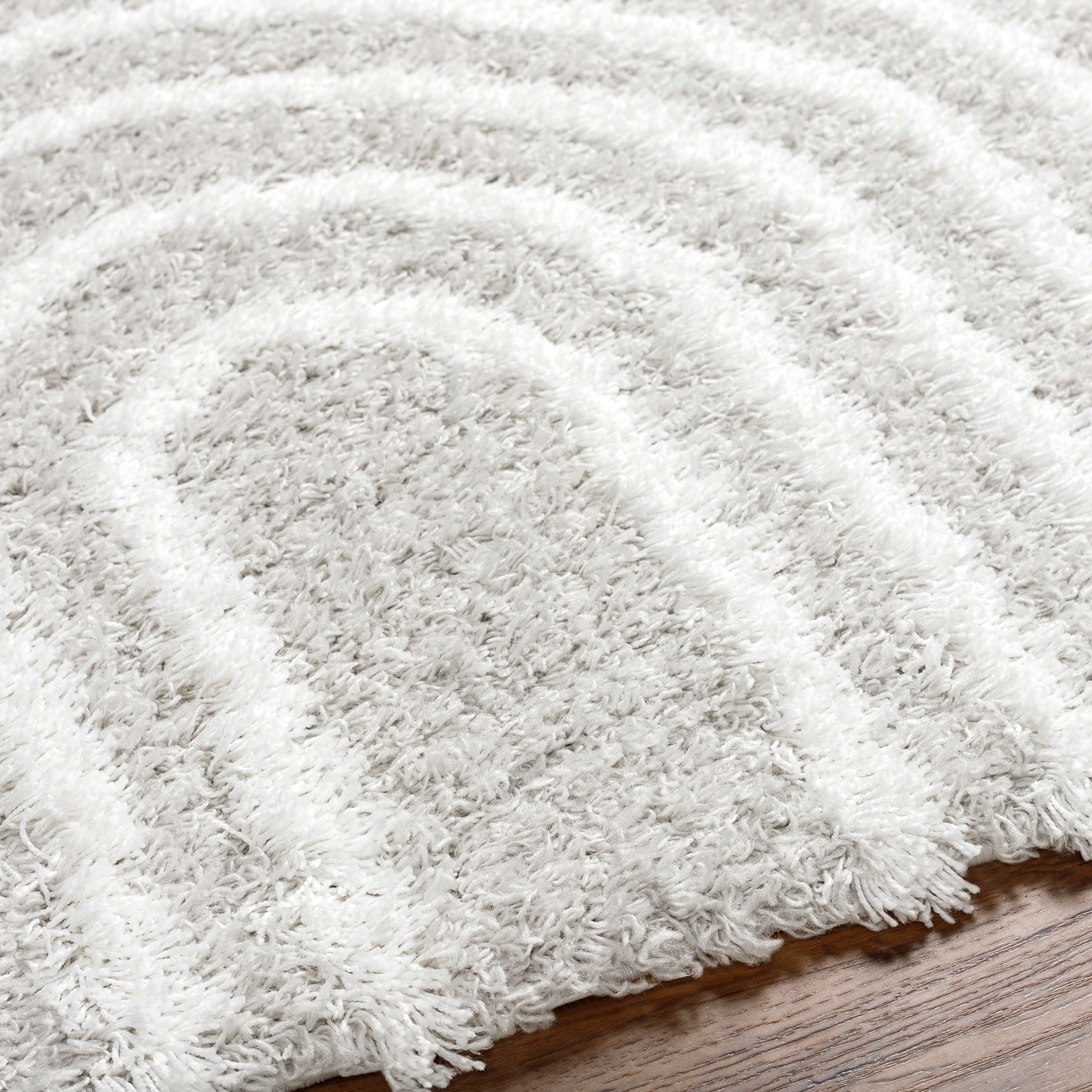 Livabliss Hochflor-Teppich »TRAKAI« rechteckig 52 mm Höhe Flauschig, Langflor, Weich, Boho Wohnzimmerteppich, Grau