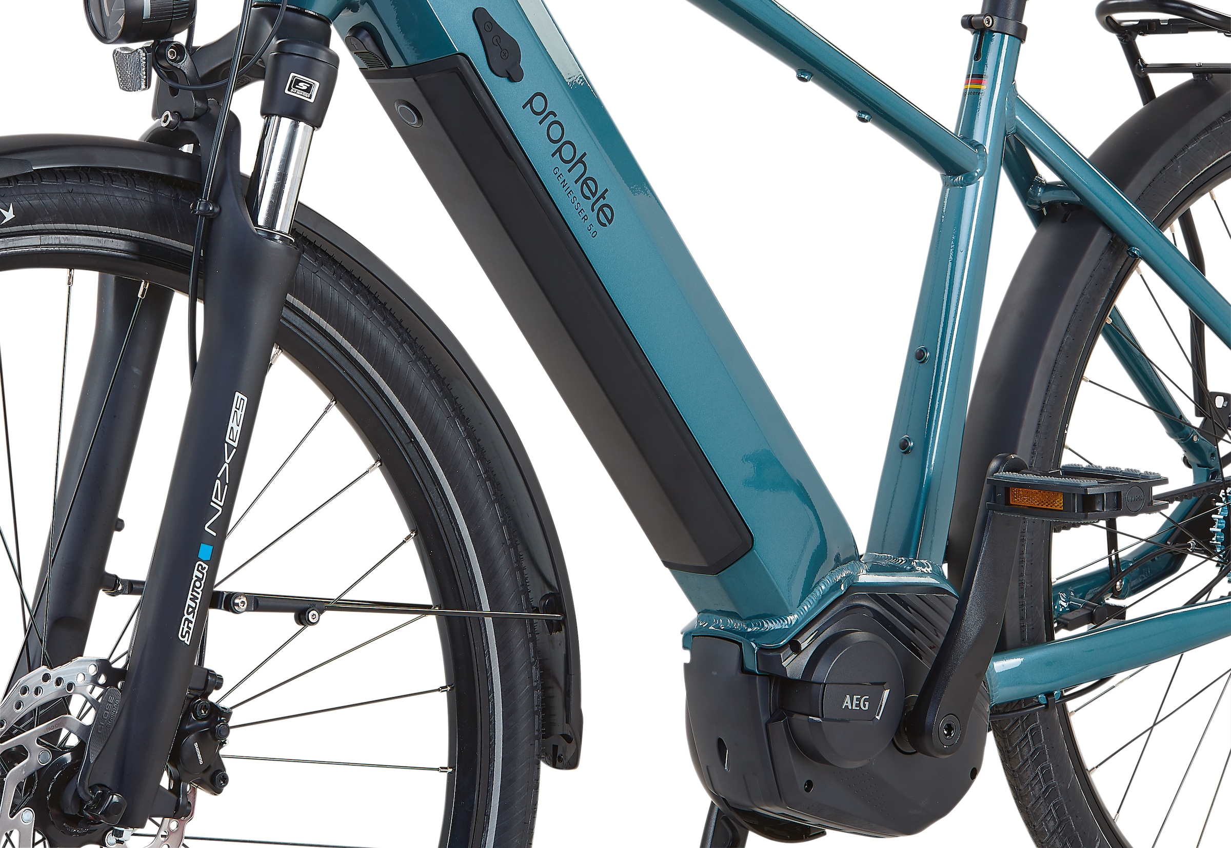 Prophete »Geniesser 5.0« 7 Gang Shimano Nexus Schaltwerk Nabenschaltung Mittelmotor 250 W