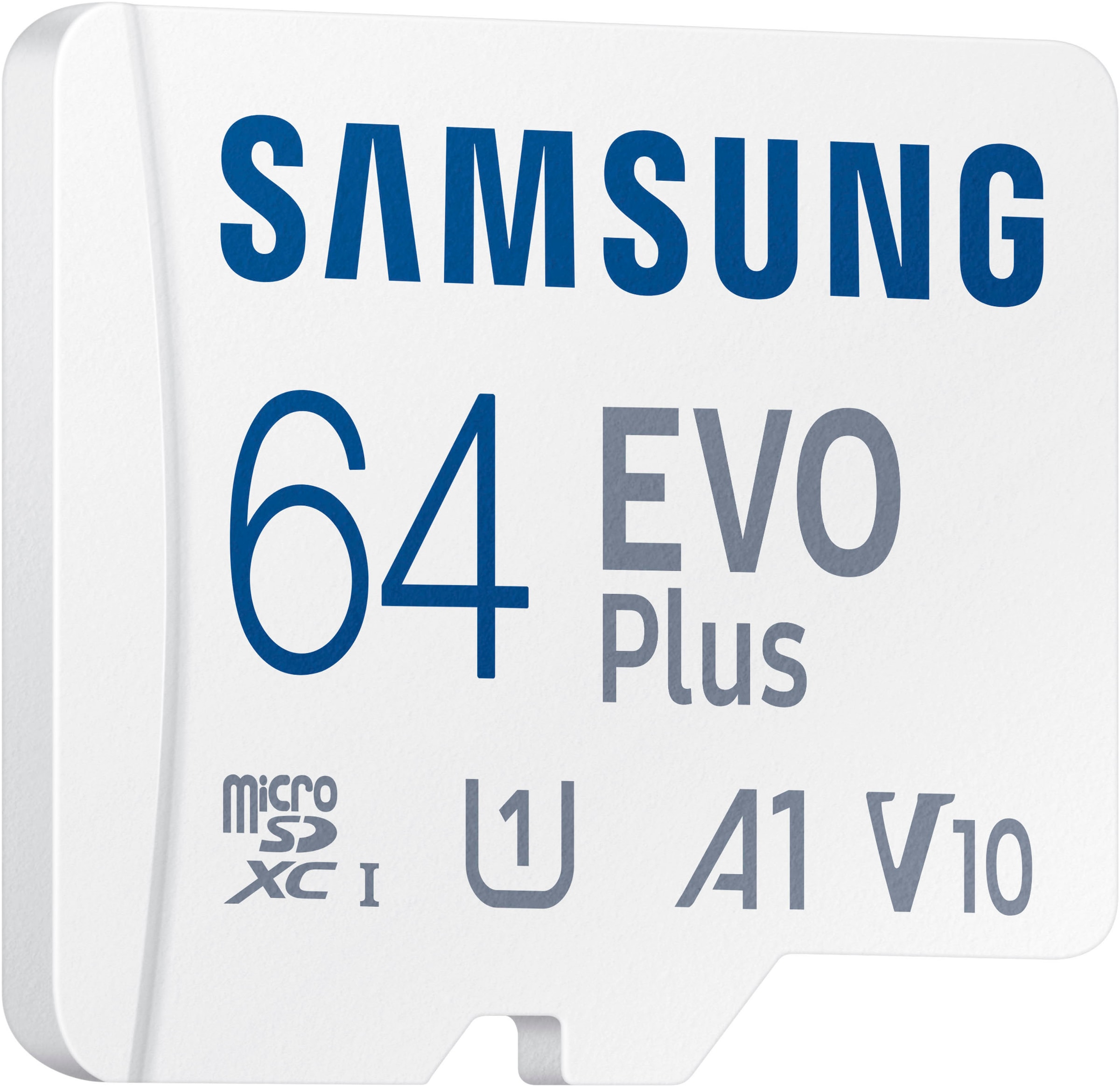 Samsung Speicherkarte »EVO Plus (2024) inkl. SD-Adapter«, (Video Speed Class 30 (V30)/UHS Speed Class 3 (U3) 160 MB/s Lesegeschwindigkeit)