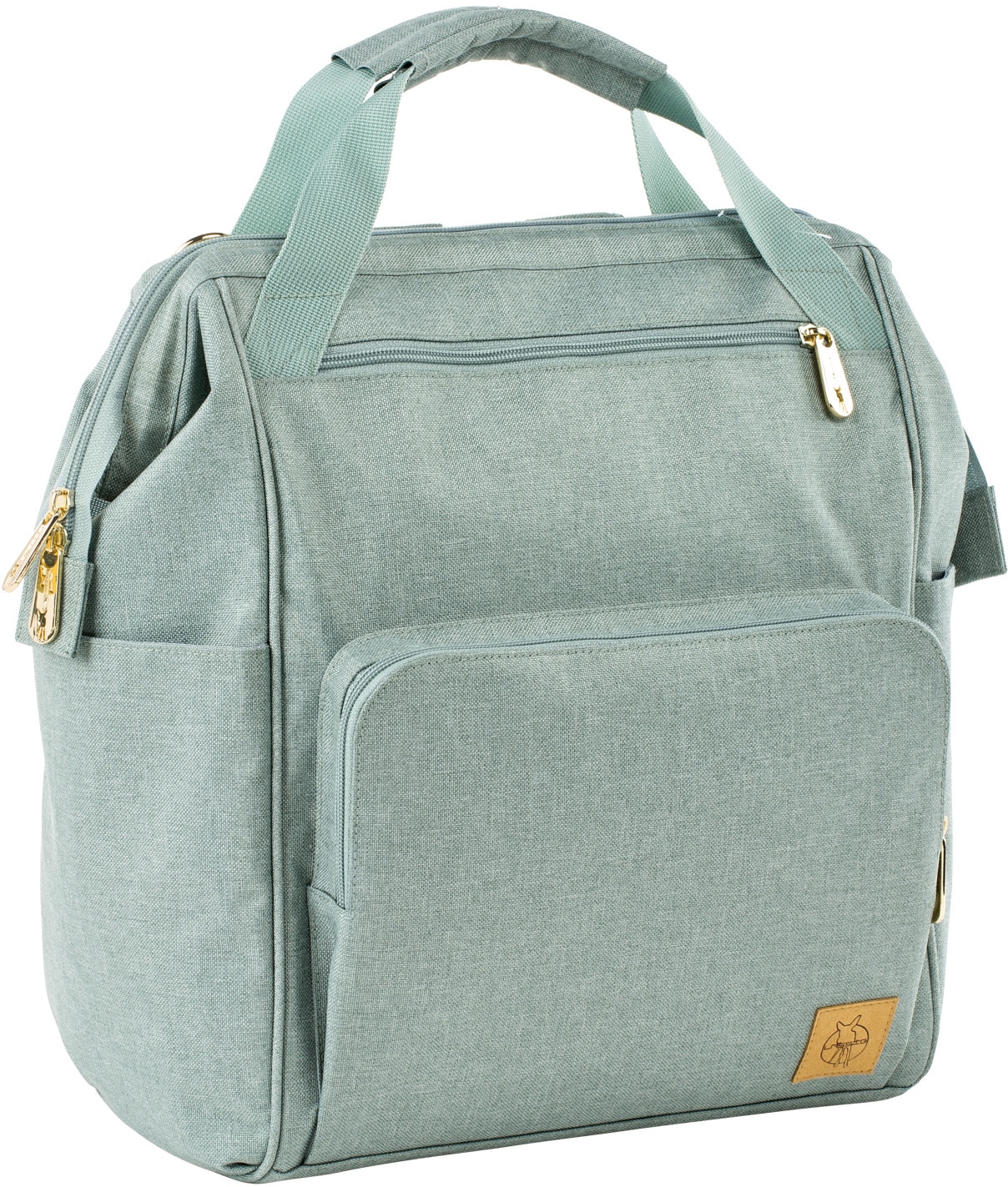 Wickelrucksack »Glam, Goldie, Backpack mint«, PETA-approved vegan