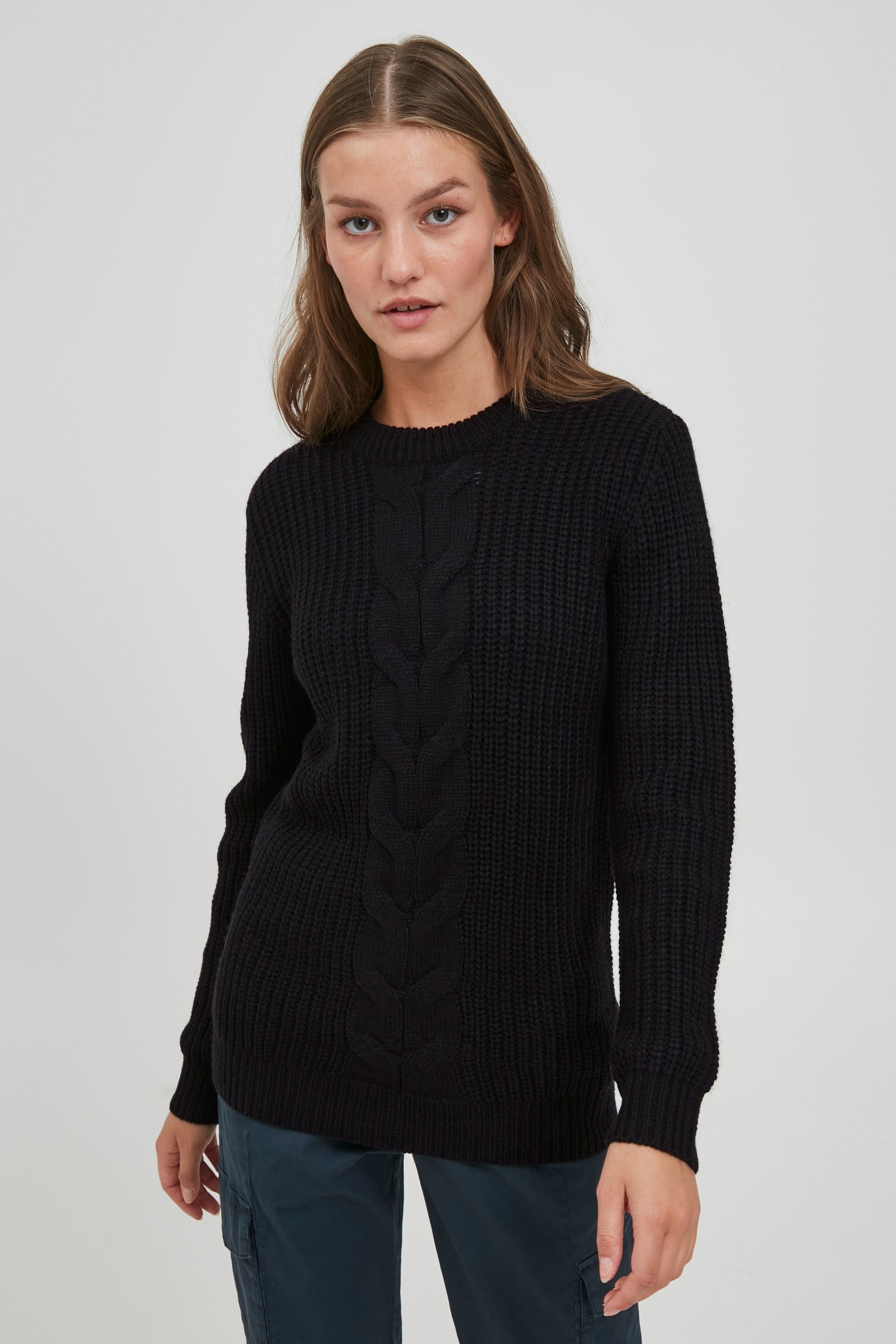 OXMO Strickfleece-Pullover »Strickpullover OXNatasja«
