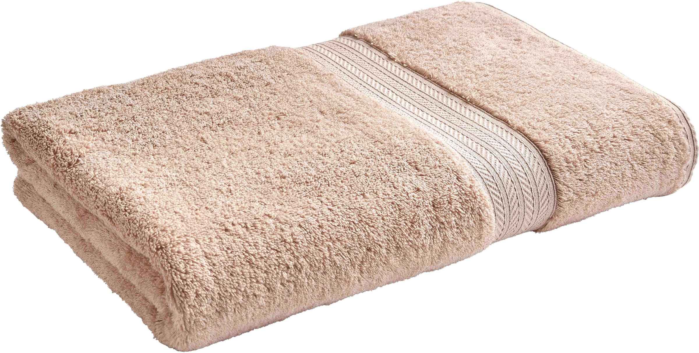 CHRISTY 'Renaissance' Luxury 675GSM Egyptian Cotton Towels in Light Brown | Size: Bath Sheet