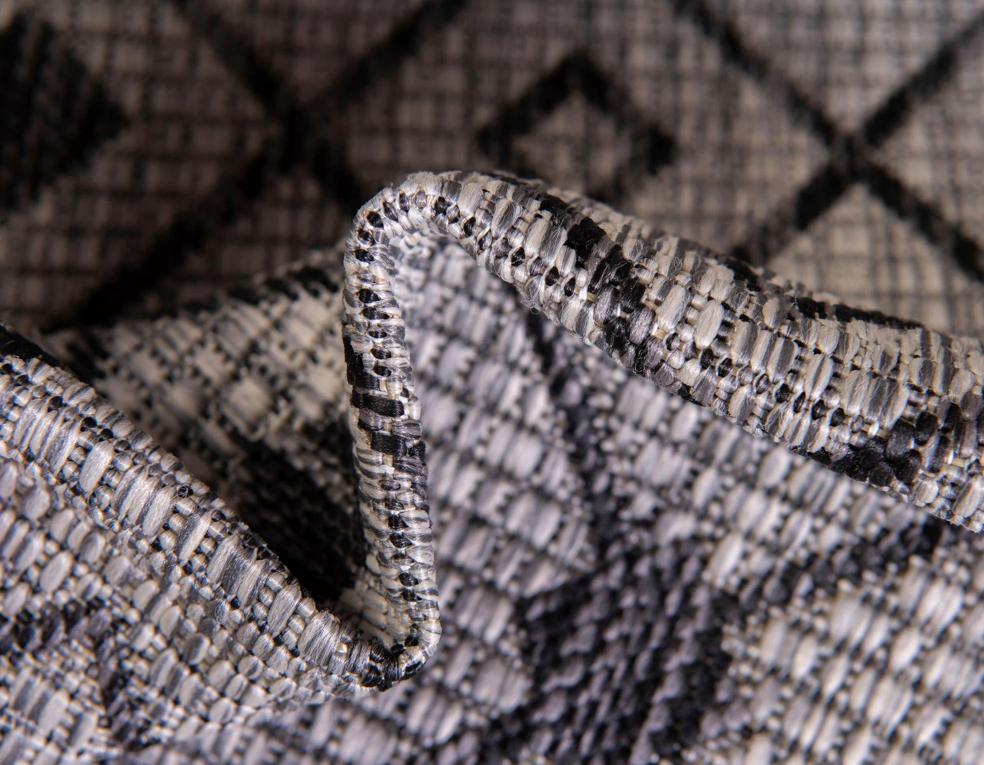 Myflair Möbel & Accessoires Teppich »Outdoor Crosses, LAGERRÄUMUNG!« rechteckig 4 mm Höhe Flachgewebe, Rauten Muster, In- und Outdoor geeignet