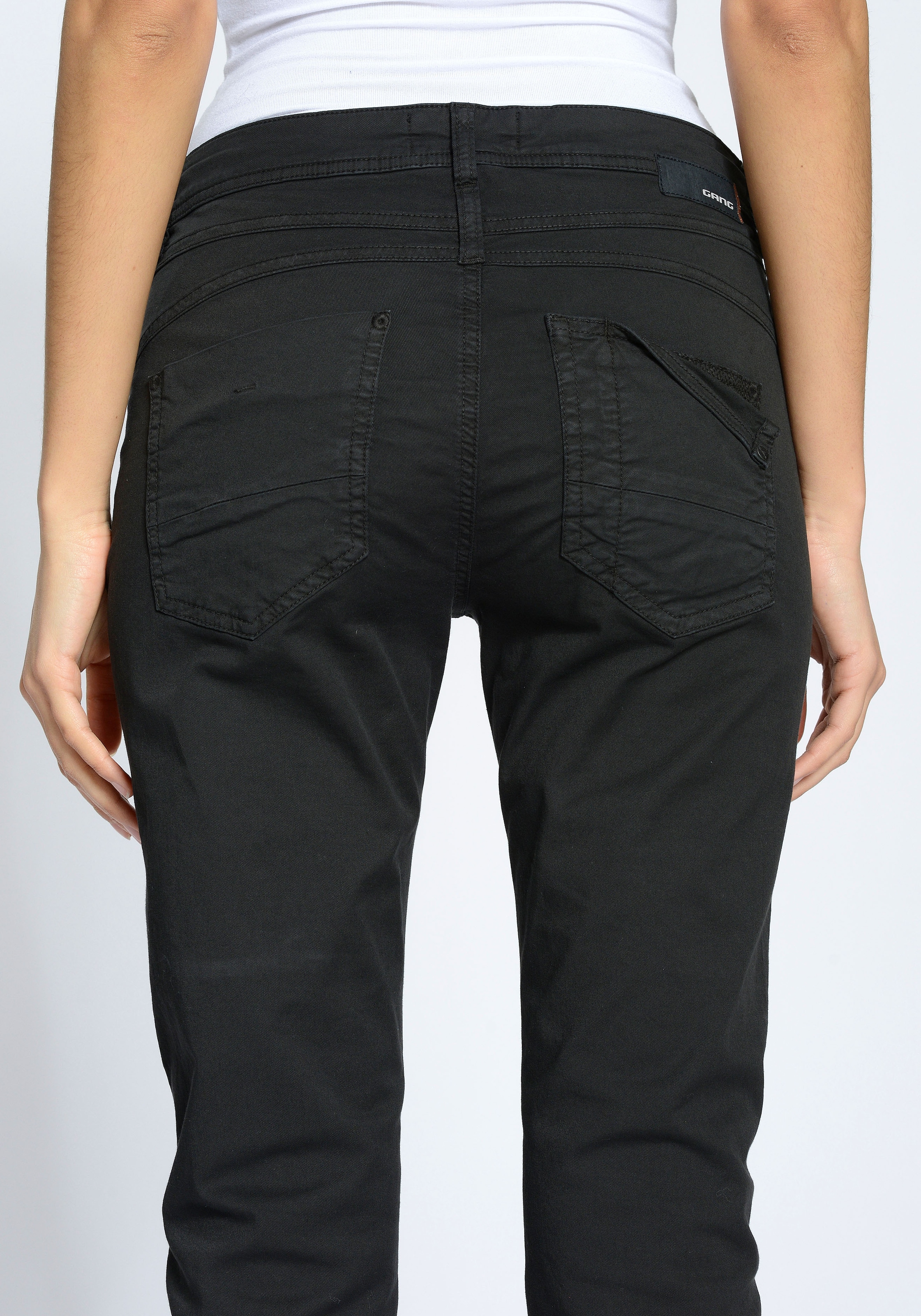 GANG 5-Pocket-Hose »94AMELIE CROPPED«, mit doppelter Passe und doppelter, rechter Gesäßtasche