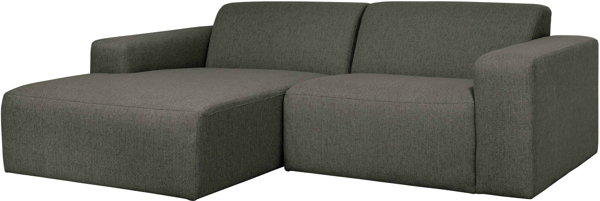 INOSIGN Ecksofa »Koa,228cm, L-Form, Modulsofa, Webstoff, Cord, Struktur«, Designsofa, weicher Lounge-Sitzkomfort, Welleunterfederung, bodentief