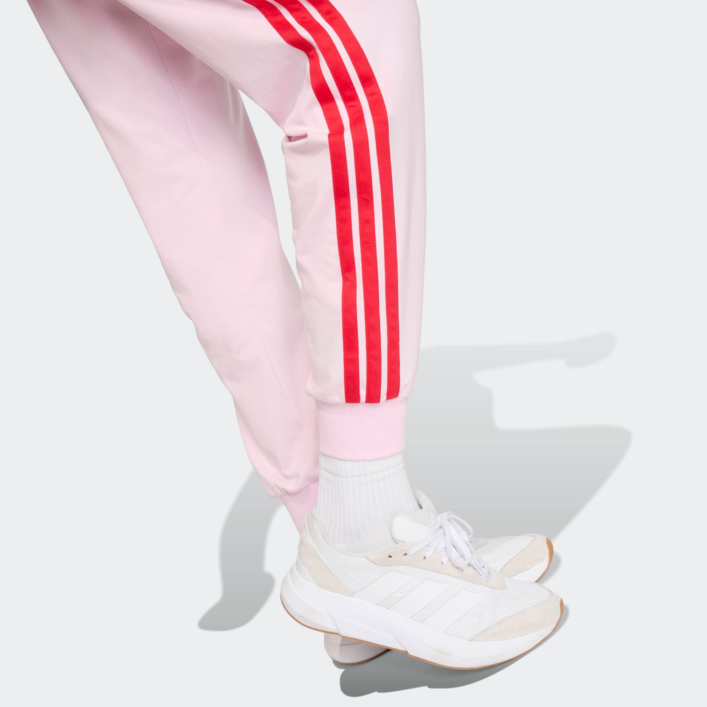 adidas Sportswear Sporthose »ESSENTIALS 3-STREIFEN«  für Erwachsene, aus Baumwolle und Elasthan, mit Kordelverschluss