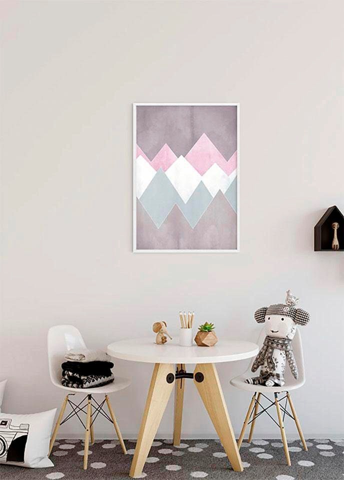 Komar Bild »Sunrise Mountain Gentle«, Natur, (1 St.), Wandbild zur Dekoration - ohne Rahmen